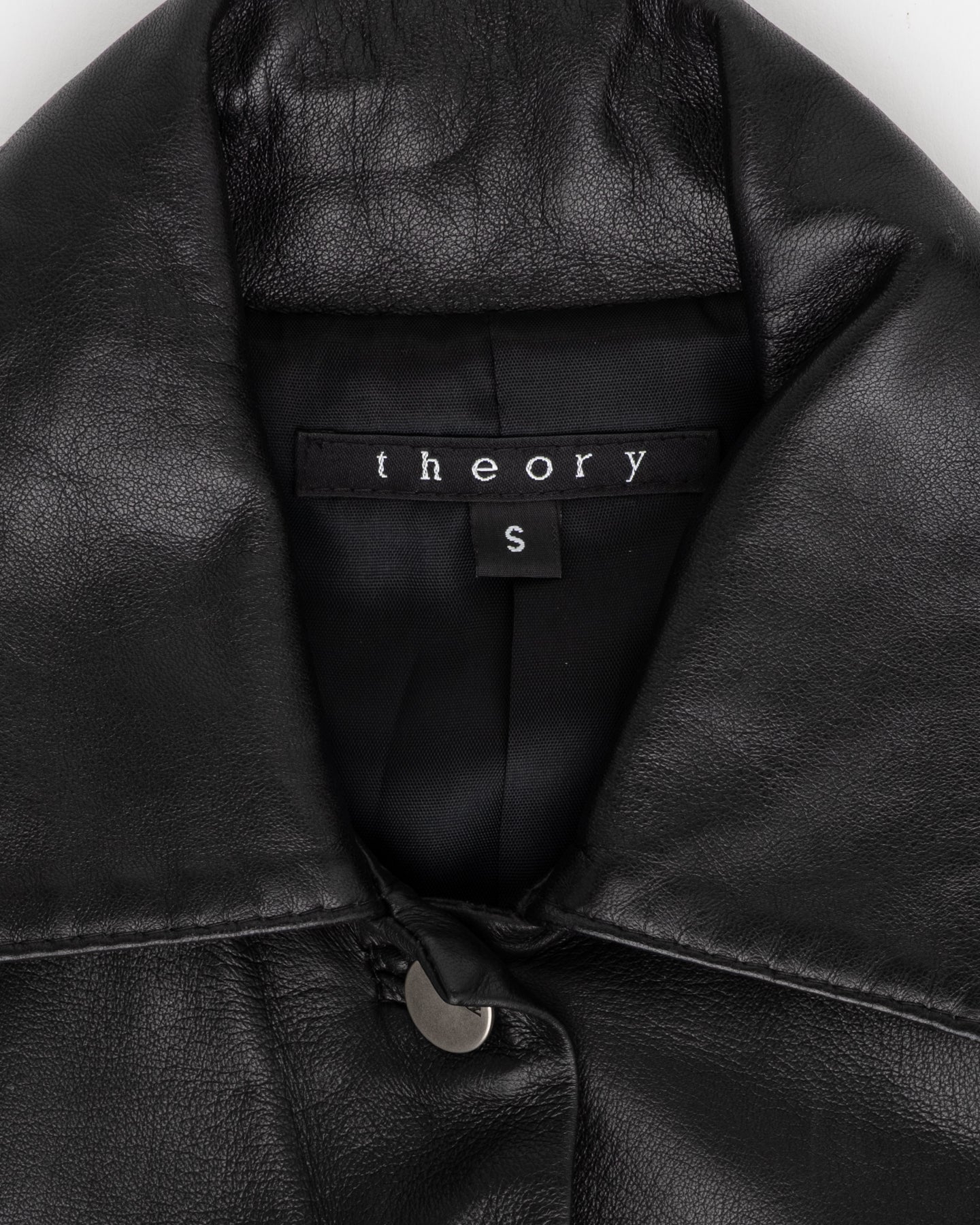 Theory Star Applique Leather Trucker - C. 2000s