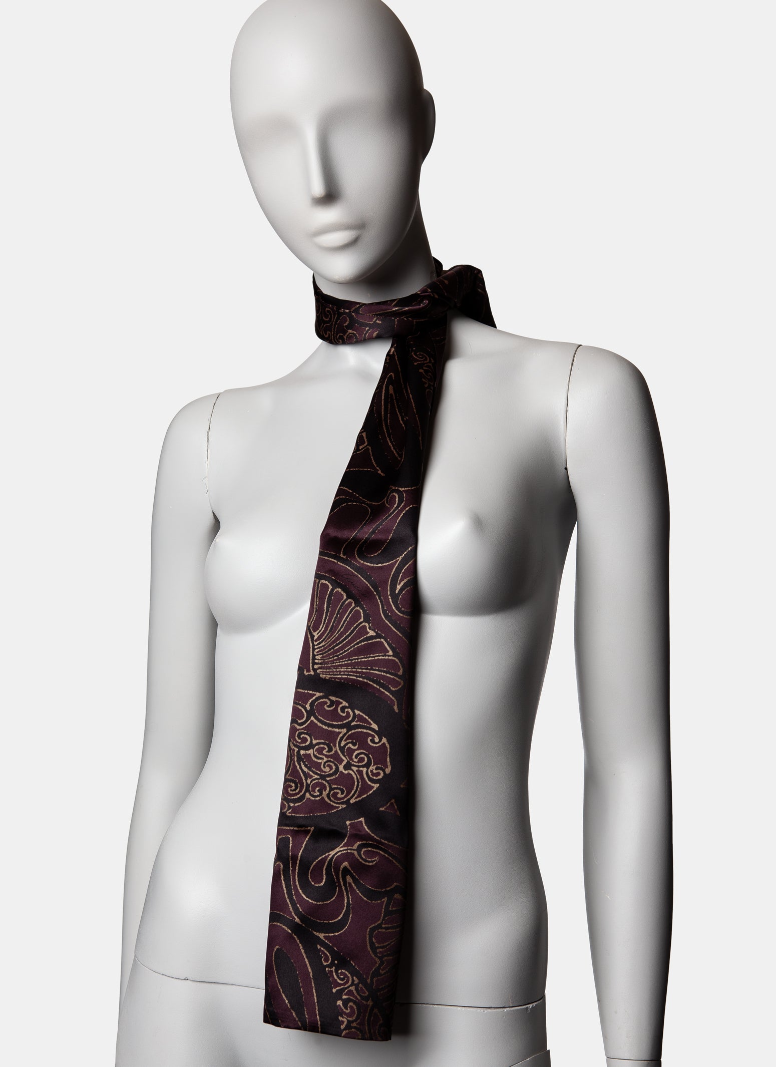 Gucci Nouveau Print Silk Scarf - C. 2000s