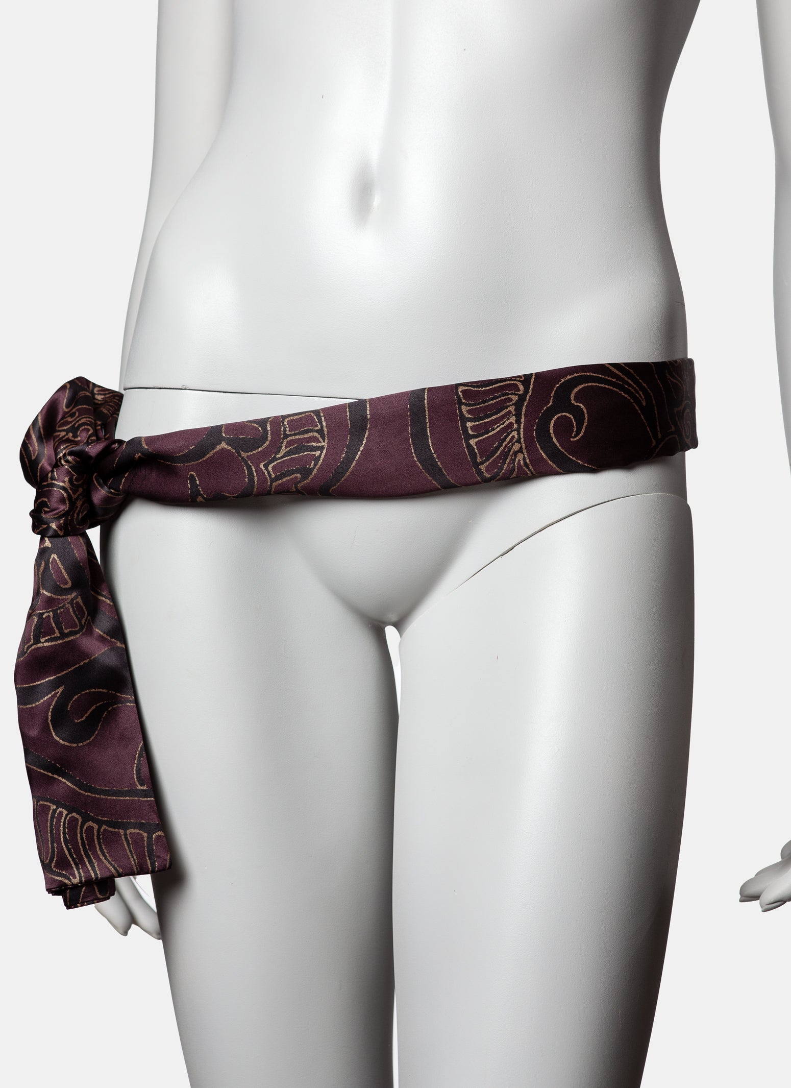 Gucci Nouveau Print Silk Scarf - C. 2000s