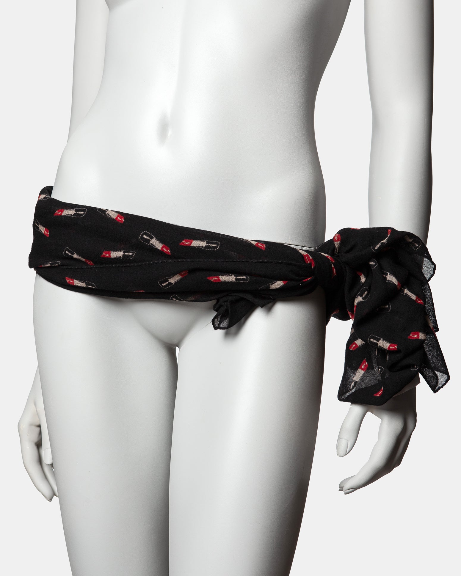 Saint Laurent Lipstick Wool Scarf - A/W 2015