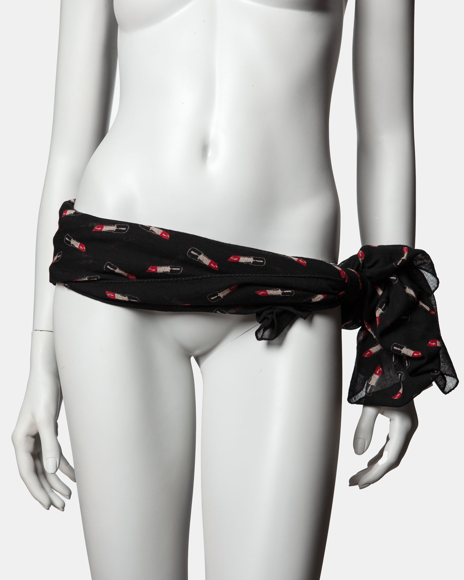 Saint Laurent Lipstick Wool Scarf - A/W 2015