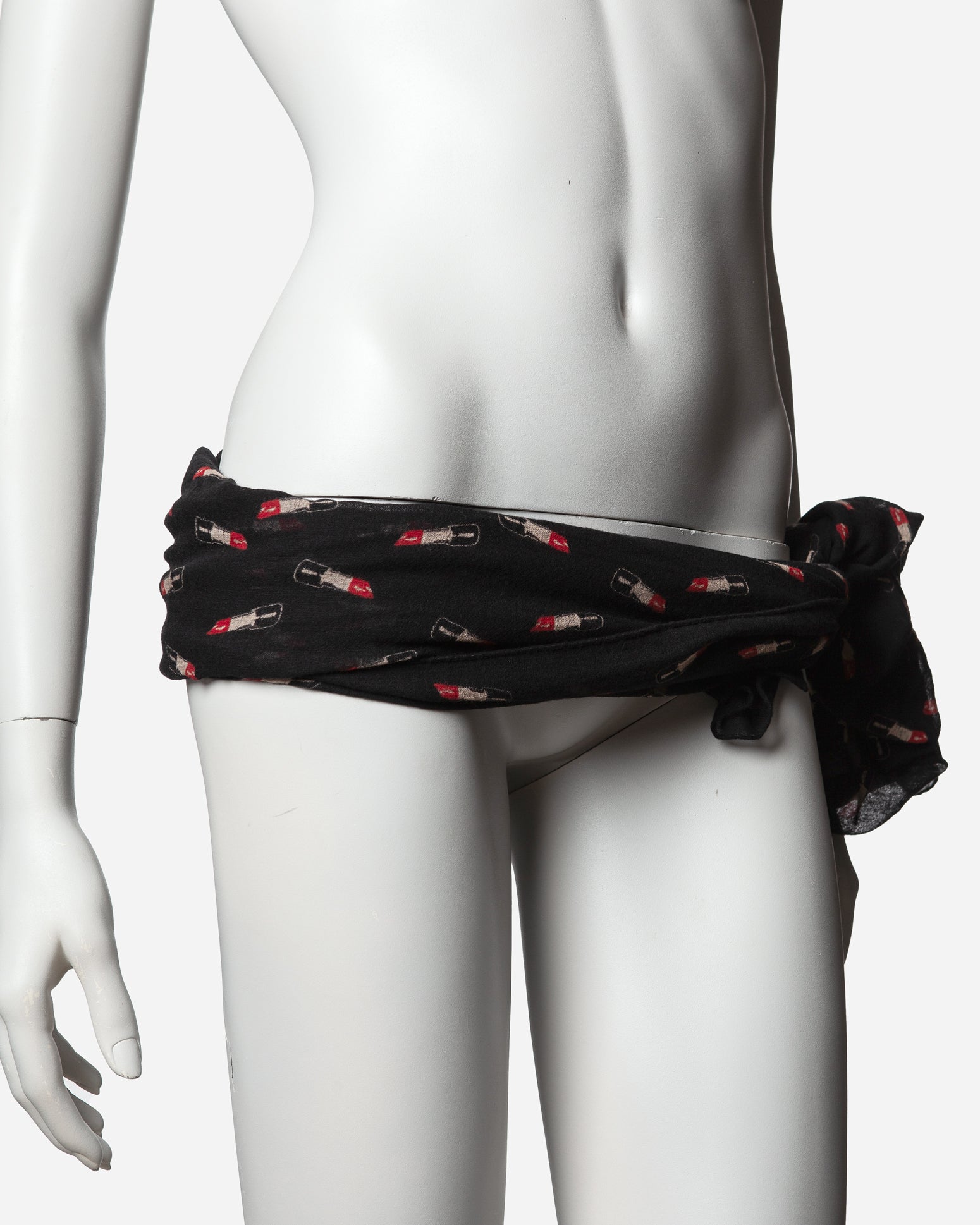 Saint Laurent Lipstick Wool Scarf - A/W 2015
