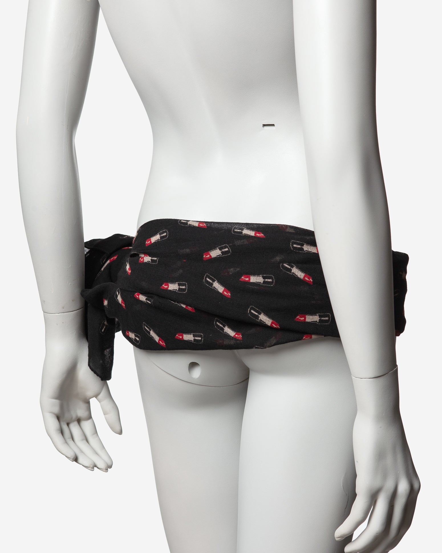 Saint Laurent Lipstick Wool Scarf - A/W 2015