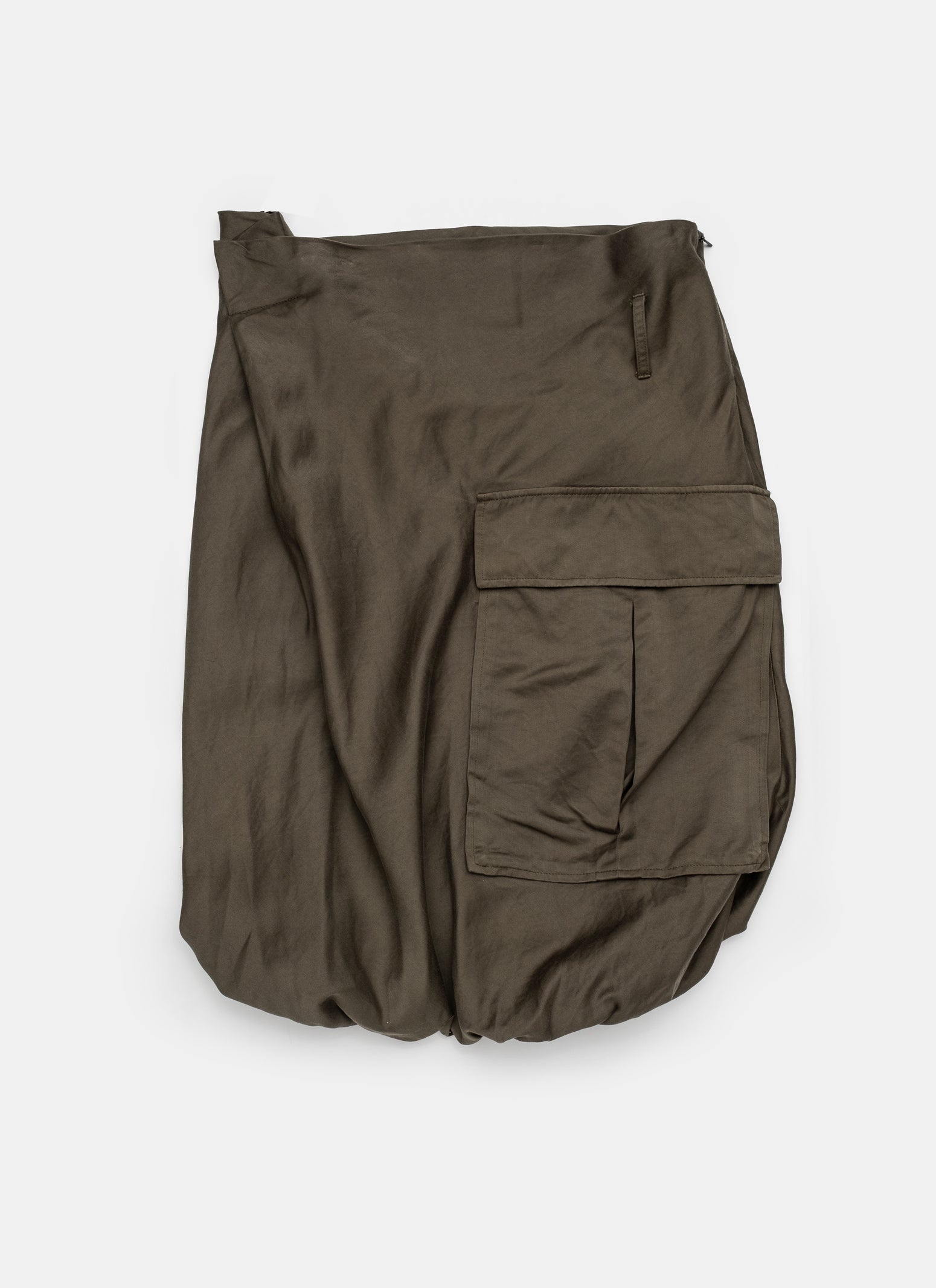 Gucci Balloon Olive Cargo Skirt - S/S 2001