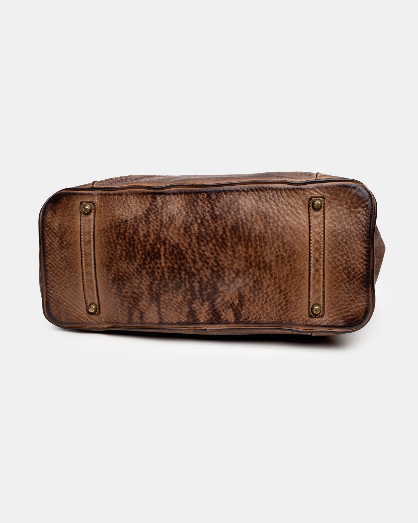 Washed Slouchy Calf Bag in Clove