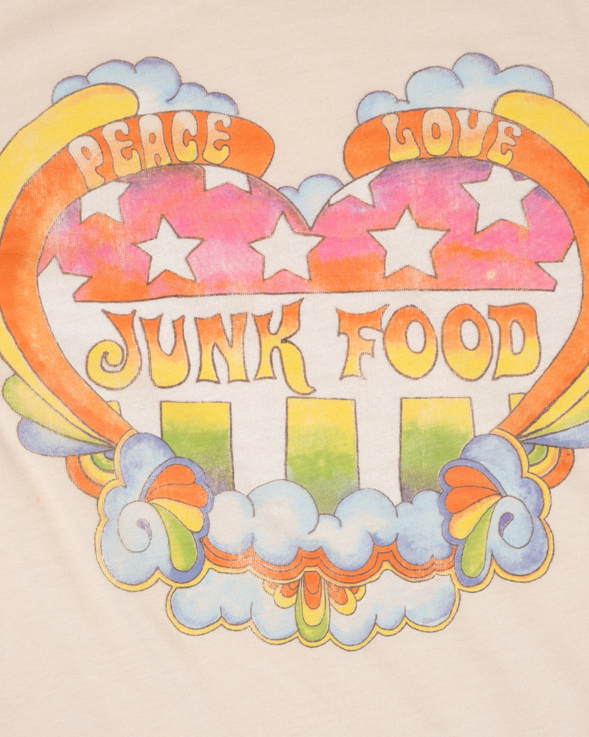 Junk Food - Peace n Love Tee - C. 2000s - S