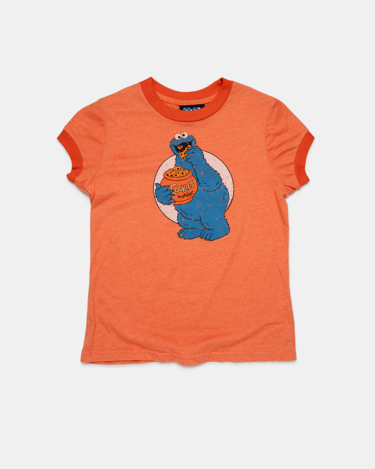 Junk Food - Cookie Monster Ringer Tee - 2003 - M