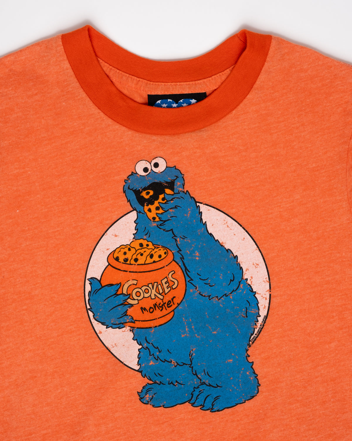 Junk Food - Cookie Monster Ringer Tee - 2003 - M
