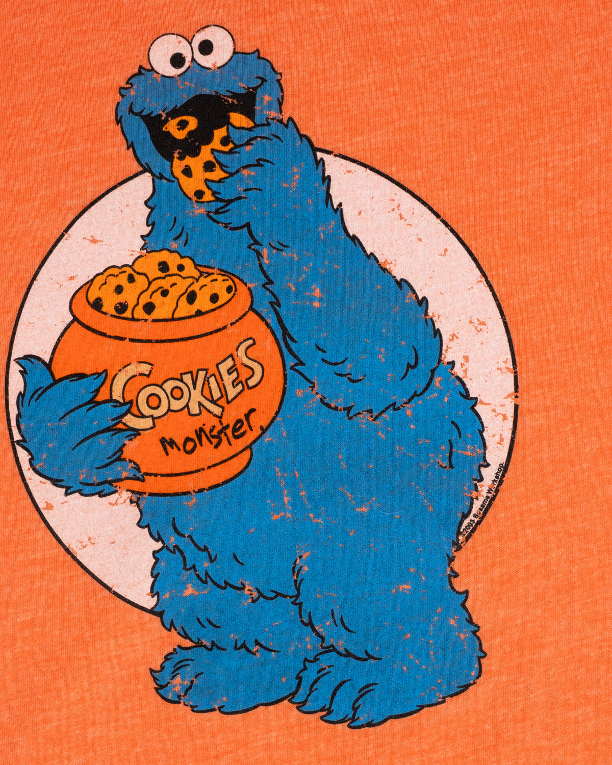 Junk Food - Cookie Monster Ringer Tee - 2003 - M