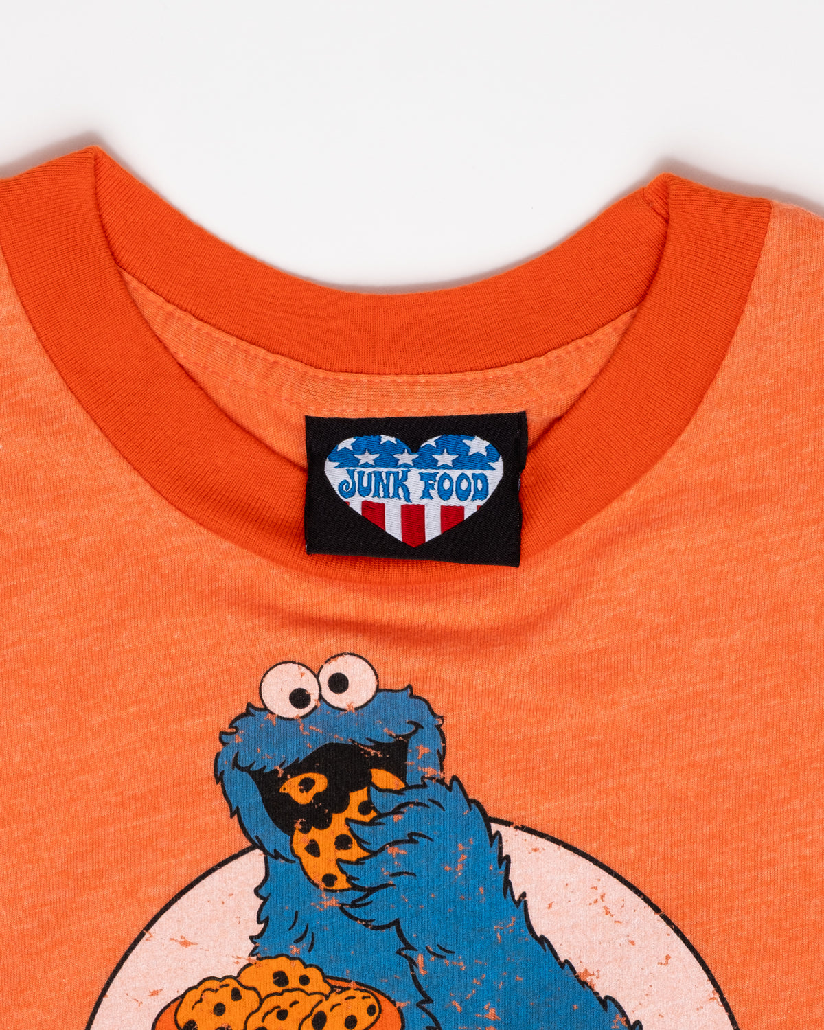 Junk Food - Cookie Monster Ringer Tee - 2003 - M
