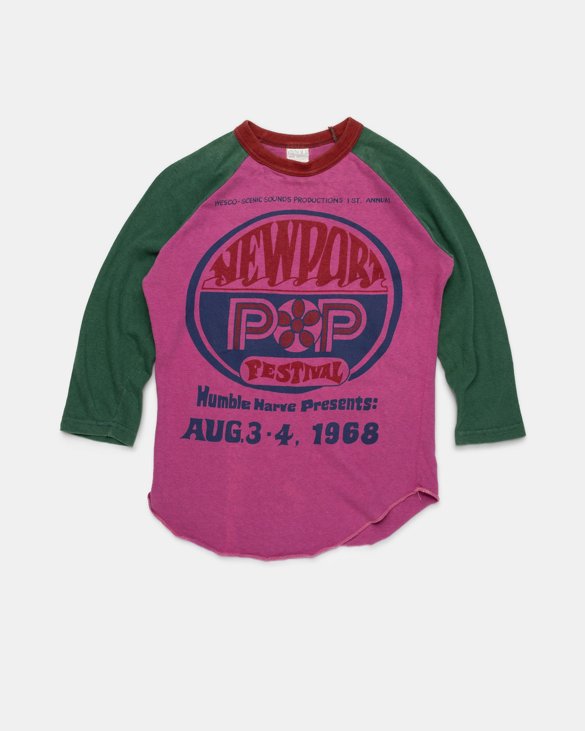 Americana - Newport Pop Festival Raglan Tee - O/S