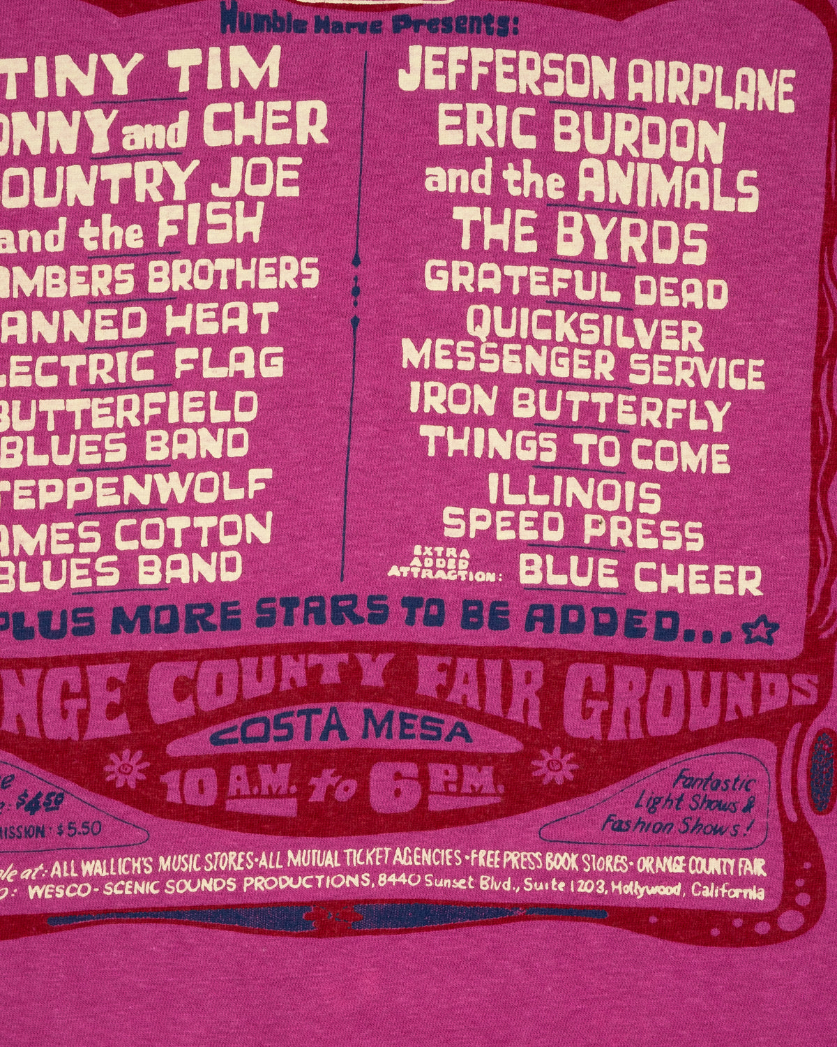 Americana - Newport Pop Festival Raglan Tee - O/S