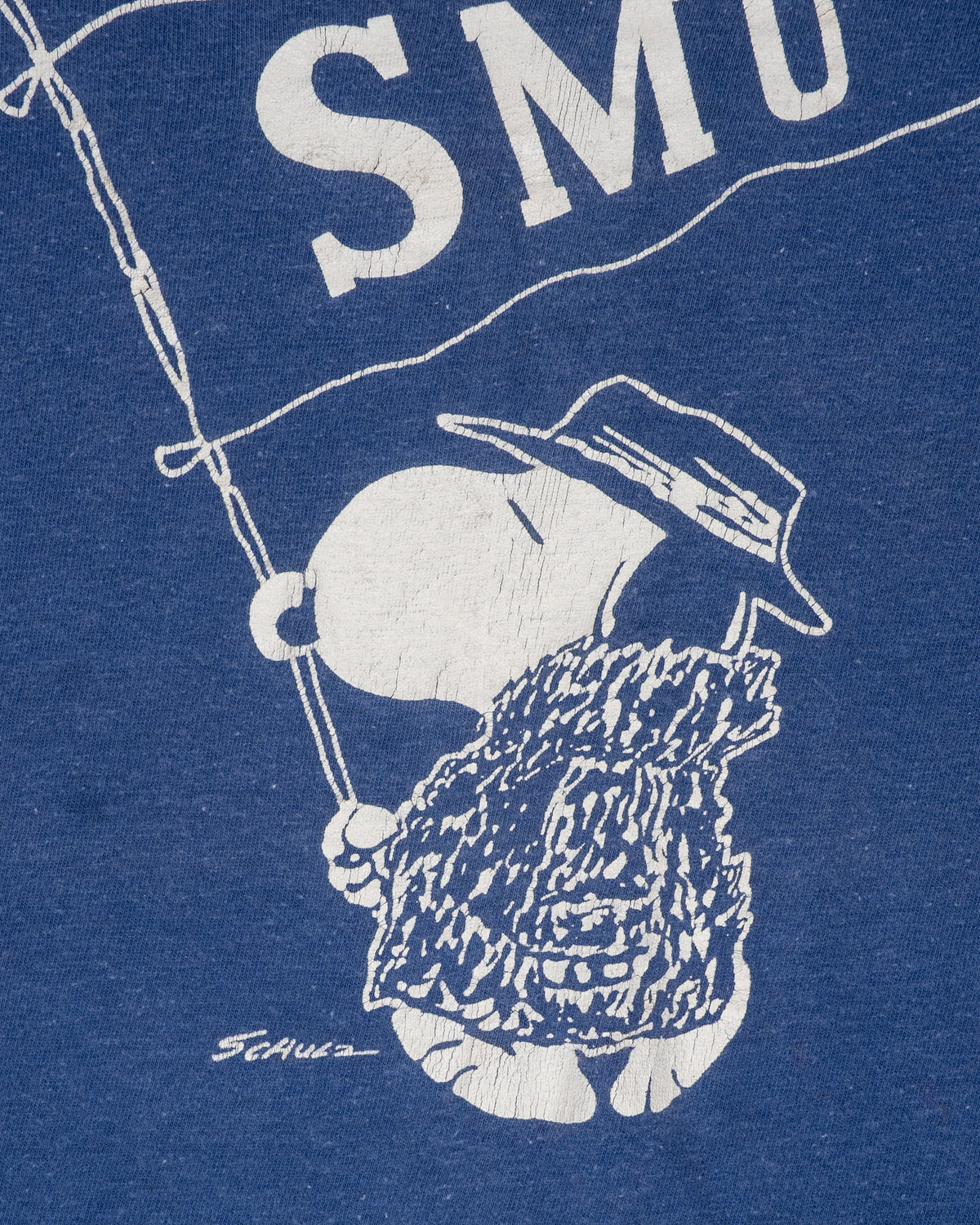 Champion - Snoopy Pennant Tee - C. 1970s - S
