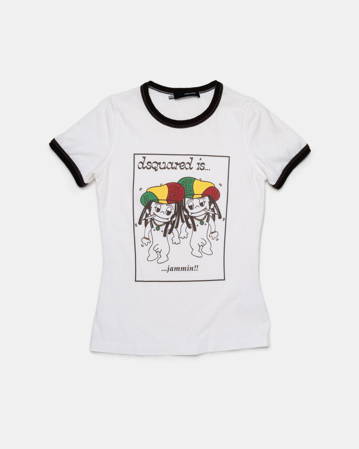 Dsquared2 - Jammin!! Ringer Tee - S/S 2005 - S