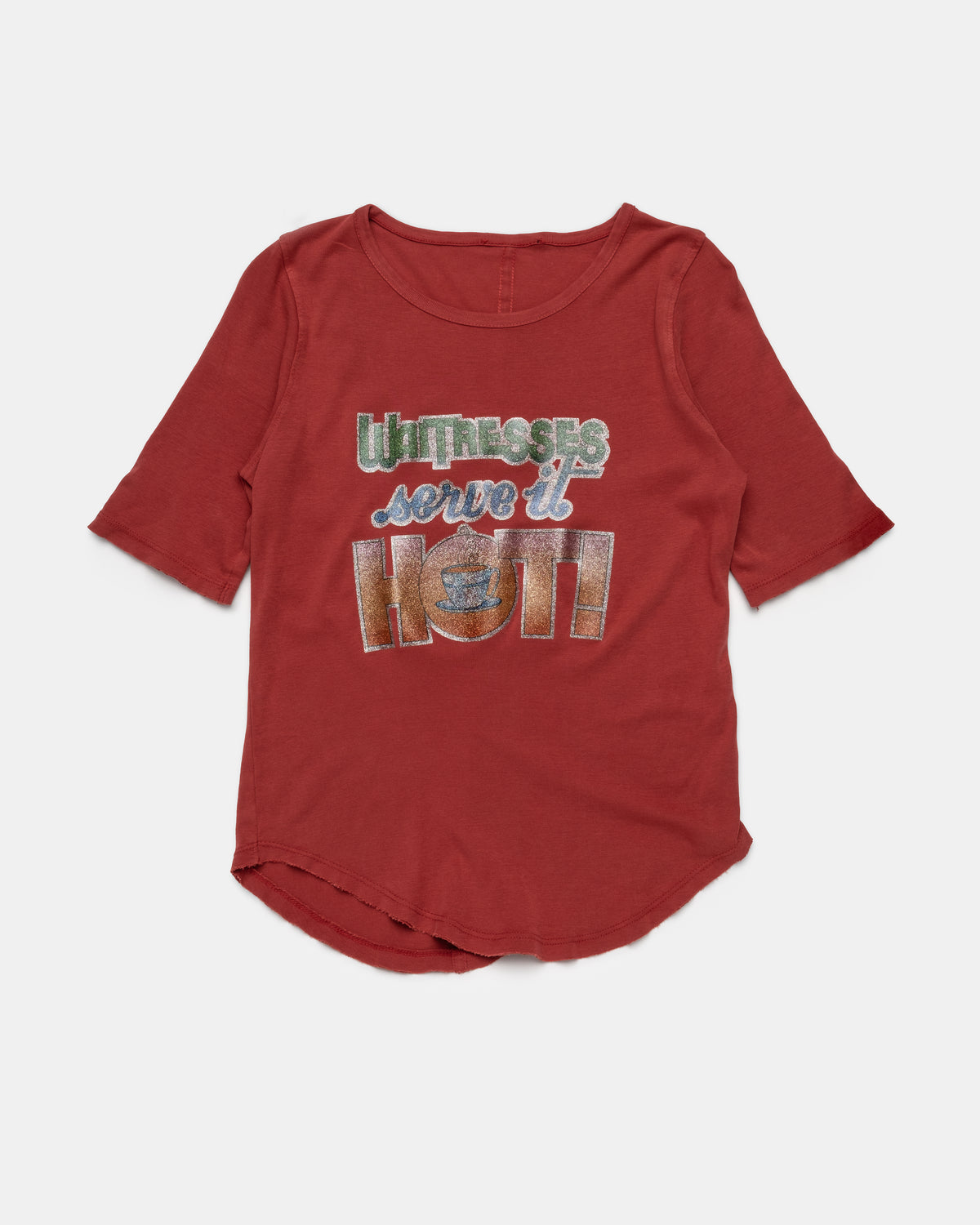 Vintage - 'Waitresses Serve It Hot' Tee - S