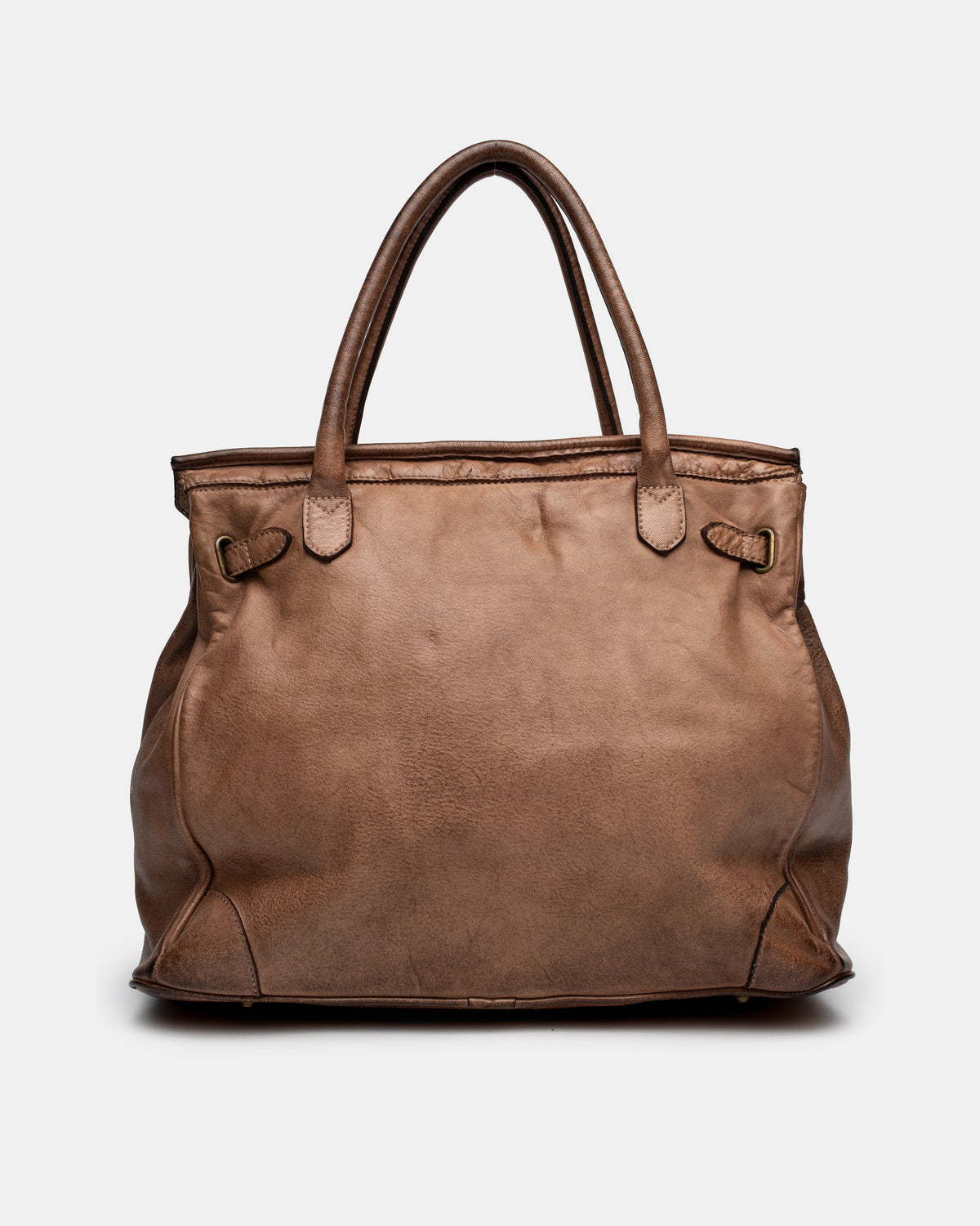 Washed Slouchy Calf Bag in Chamoisee