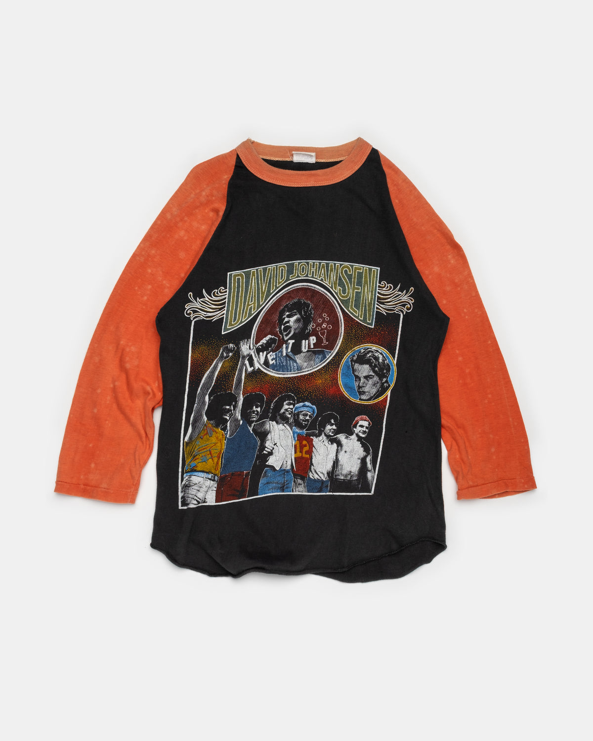 Vintage - David Johansen Raglan Tee - C. 1980s