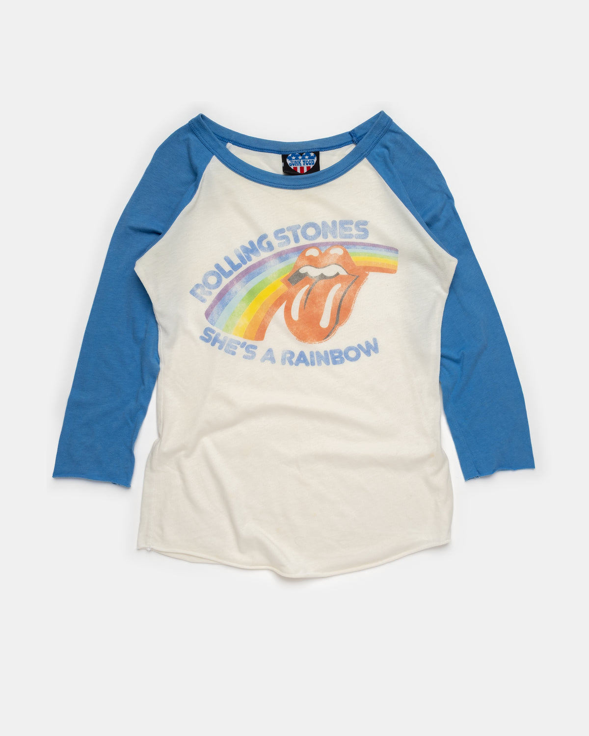 Junk Food - Stones She's A Rainbow Raglan Tee - 2006 - L