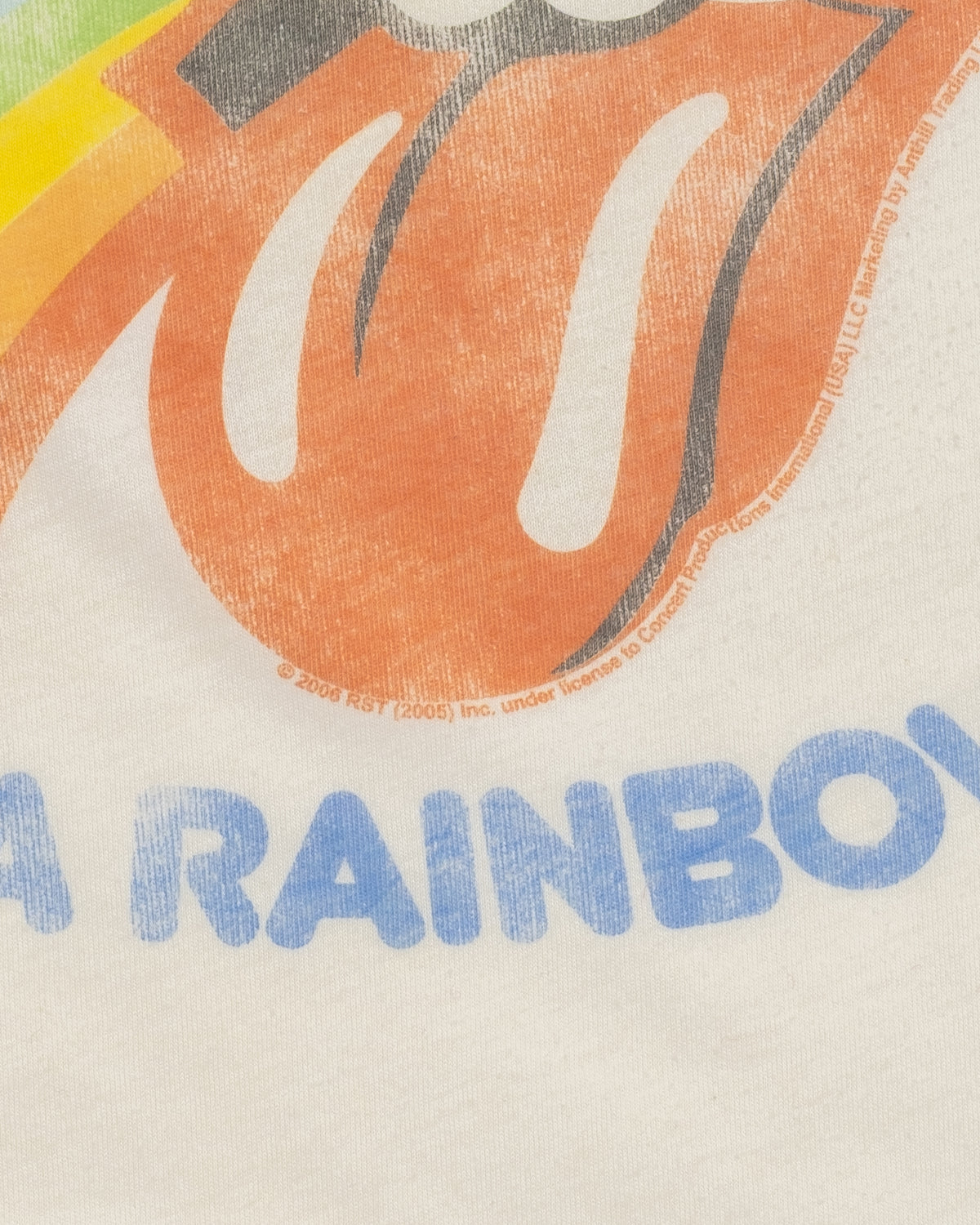 Junk Food - Stones She's A Rainbow Raglan Tee - 2006 - L