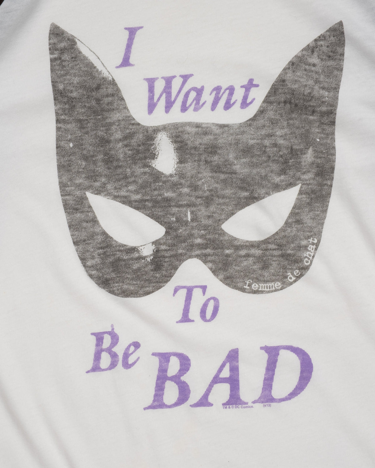 Junk Food - Cat Woman Raglan Tee - 2013 - S