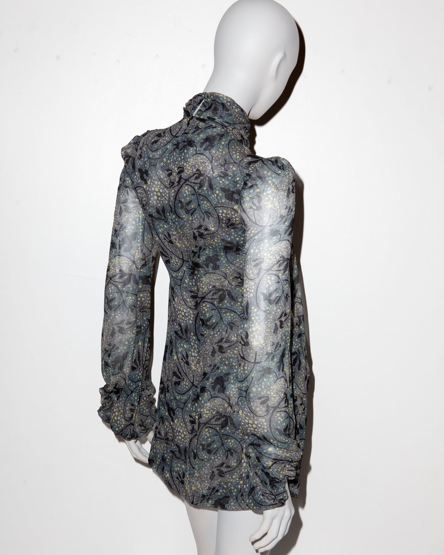 Biba by Bella Freud Silk Mini Dress - A/W 2007 - UK 8