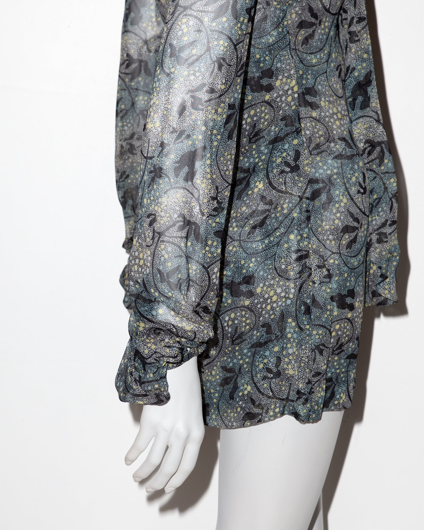 Biba by Bella Freud Silk Mini Dress - A/W 2007 - UK 8