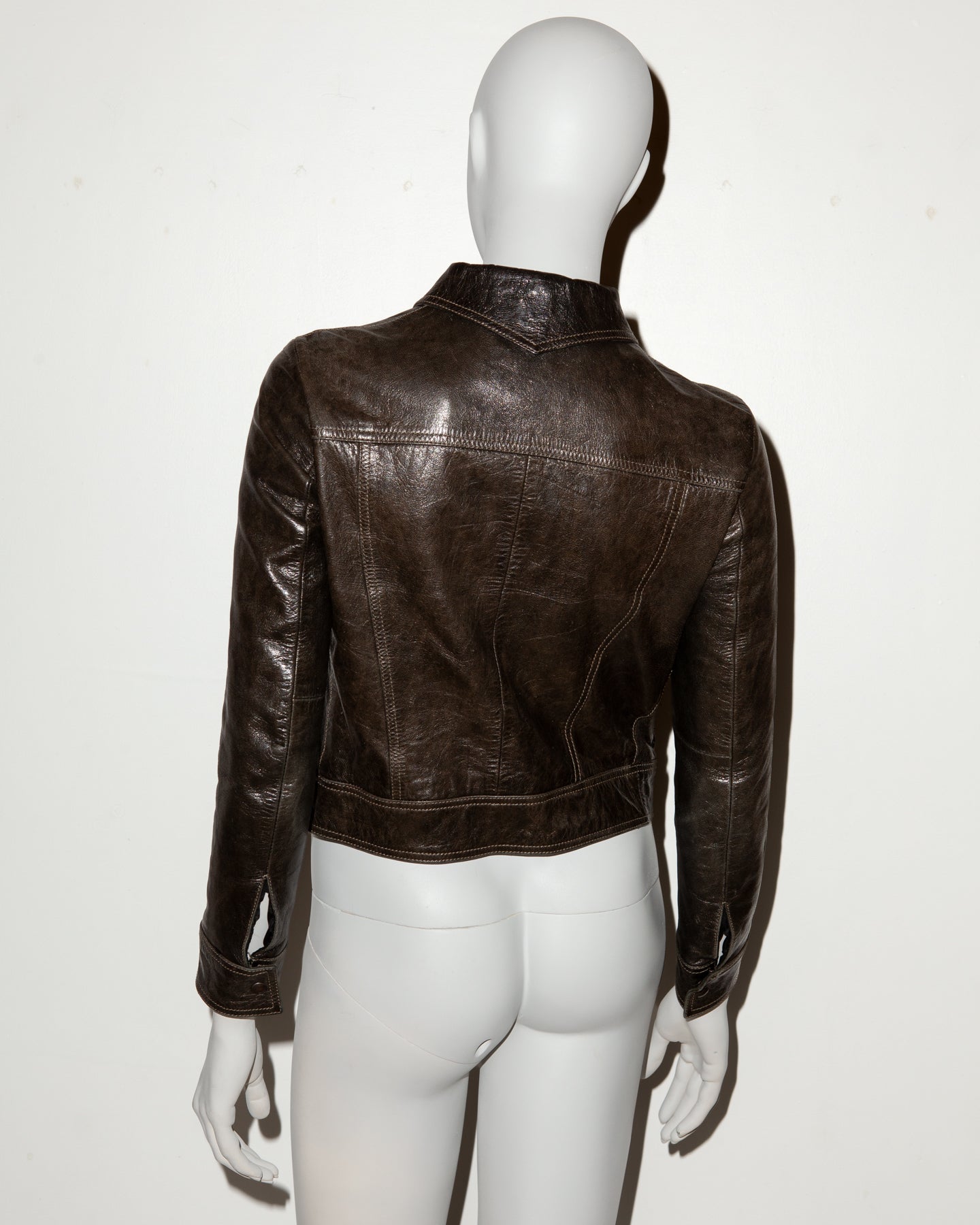 Vintage Second Skin Leather Jacket - XS - C. 1970's