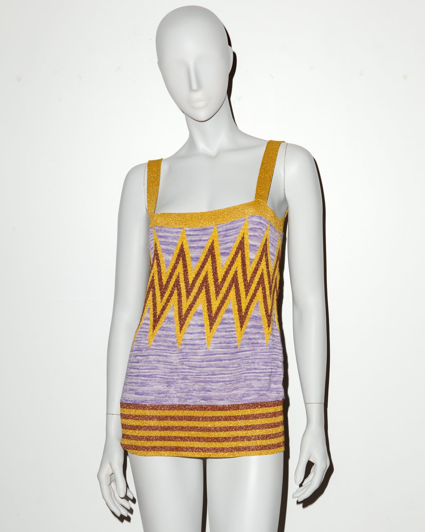 Eley Kishimoto Glitter Knit Top - UK 10 - S/S 2005