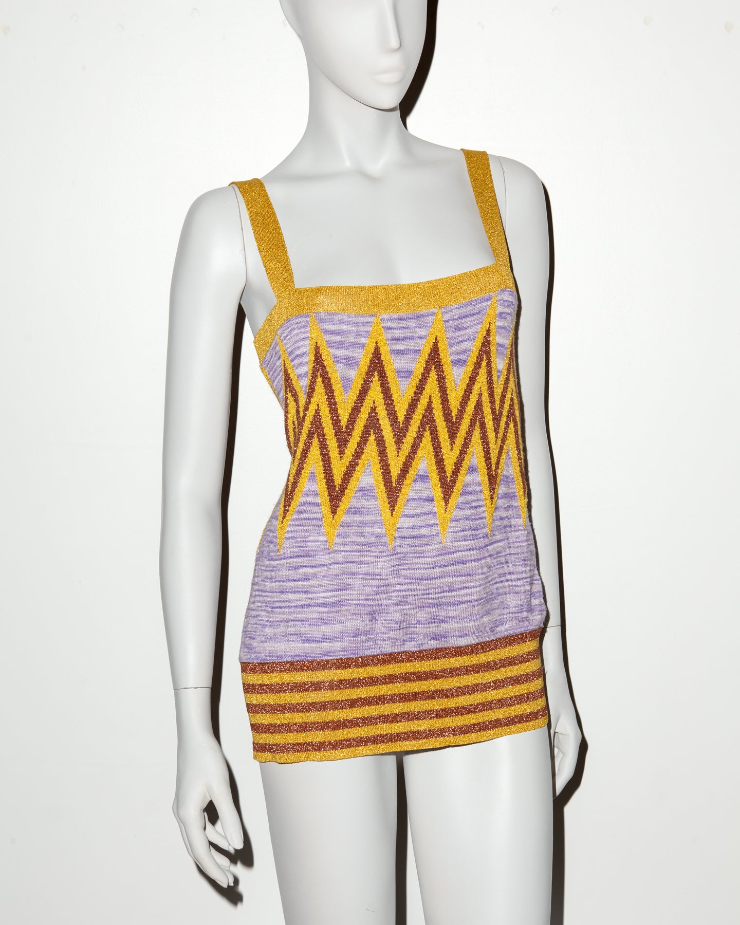Eley Kishimoto Glitter Knit Top - UK 10 - S/S 2005