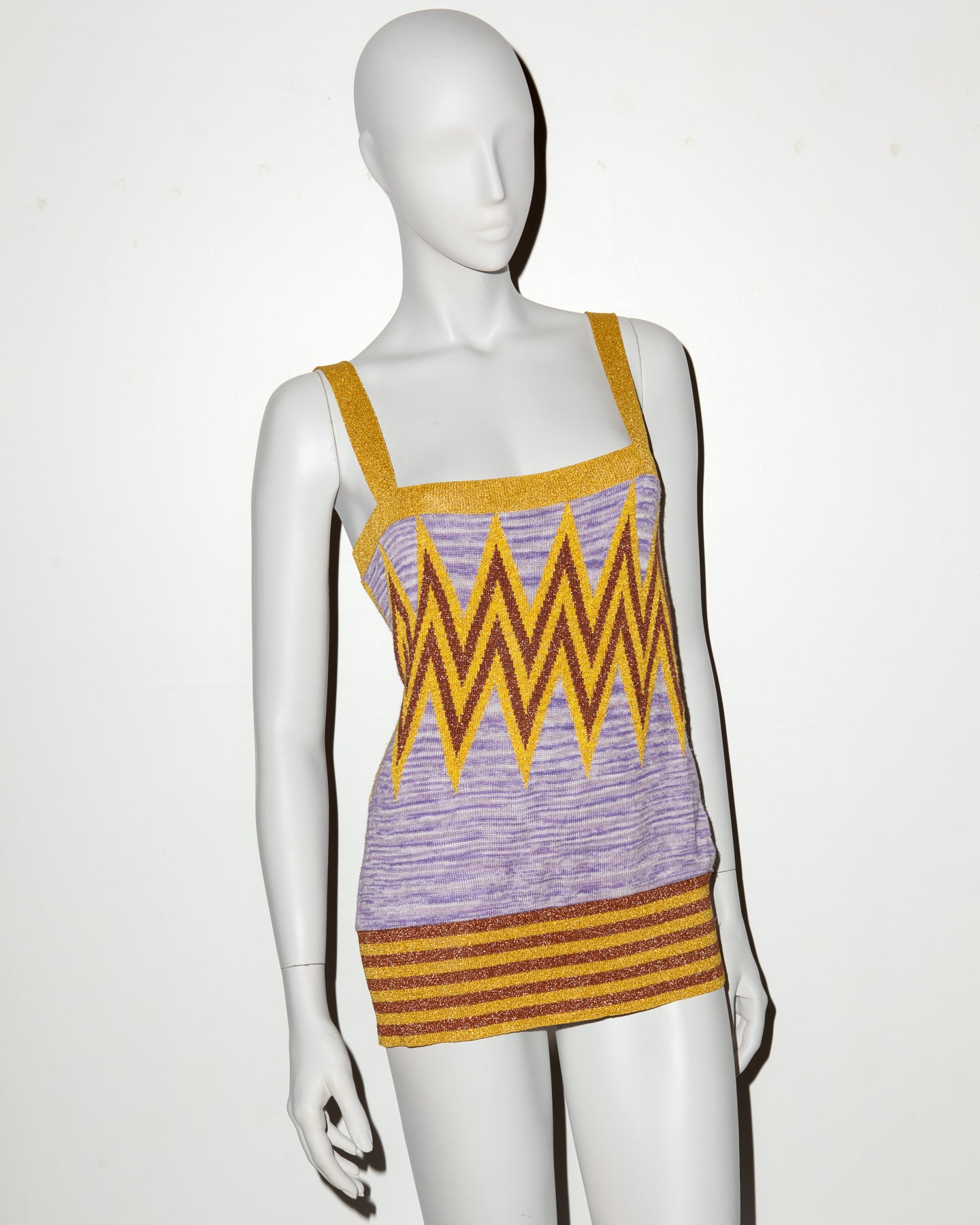 Eley Kishimoto Glitter Knit Top - UK 10 - S/S 2005