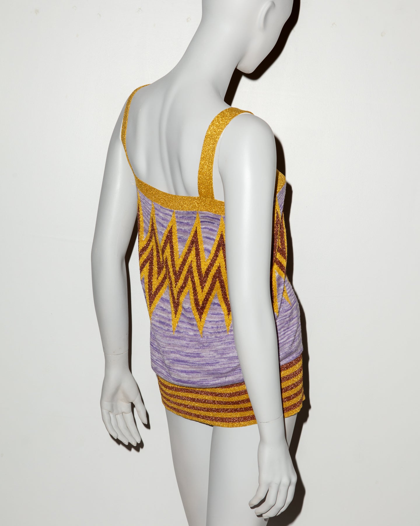 Eley Kishimoto Glitter Knit Top - UK 10 - S/S 2005