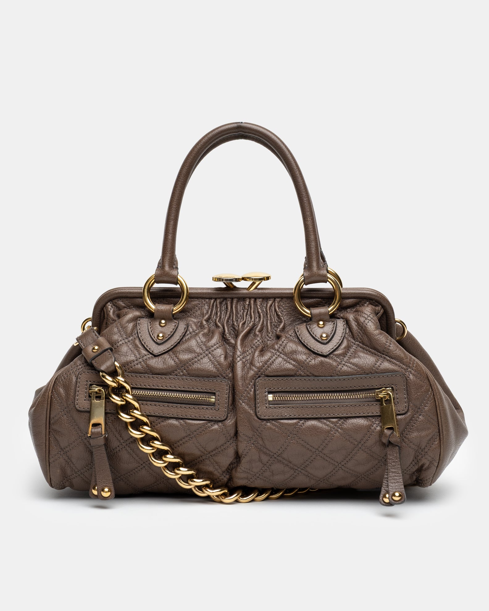 Marc Jacobs Stam Quilted Leather Shoulder Bag  - C. 2000s