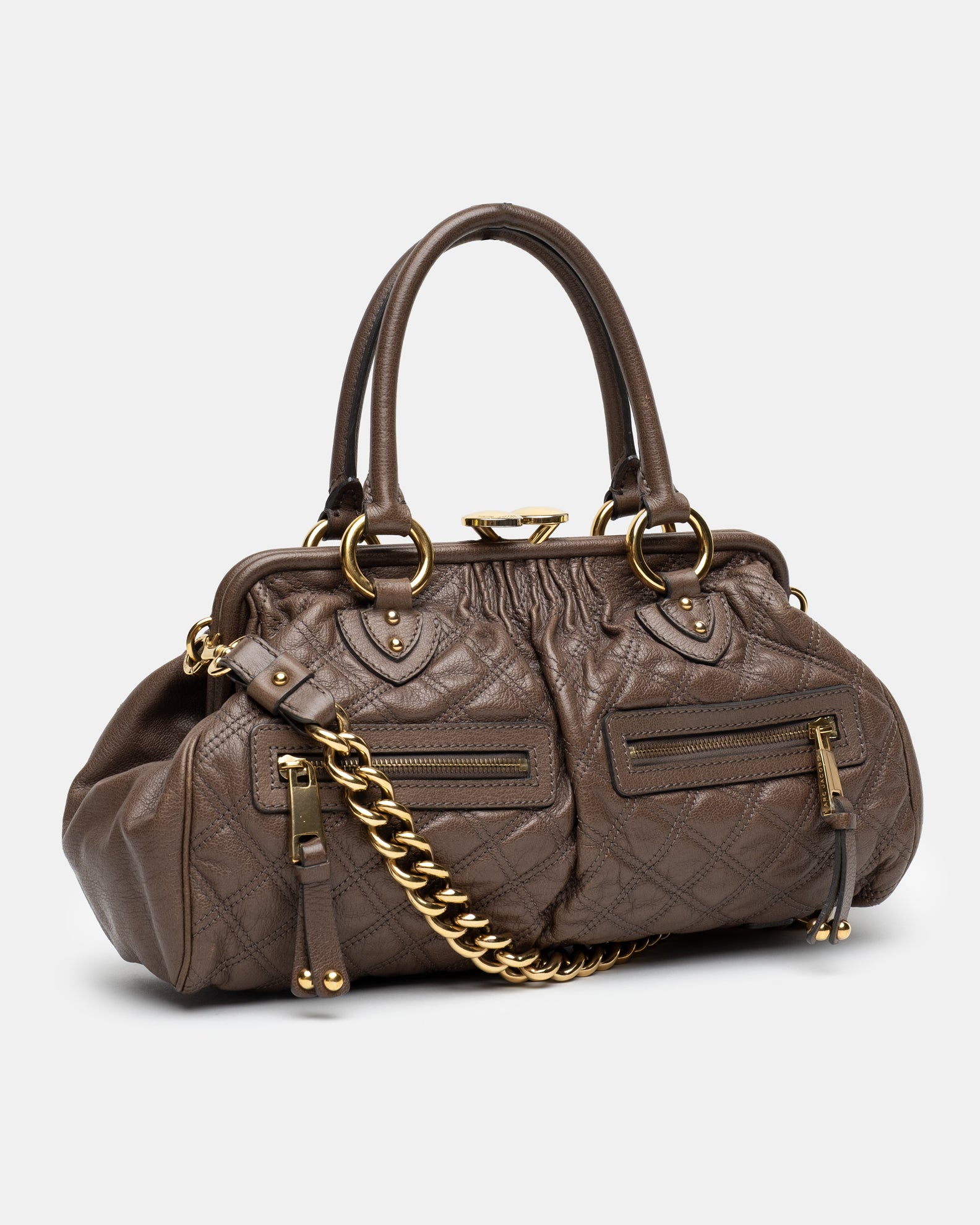 Marc Jacobs Stam Quilted Leather Shoulder Bag  - C. 2000s