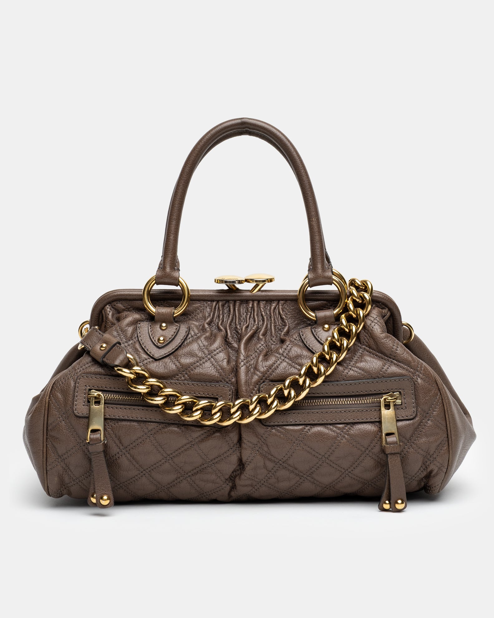 Marc Jacobs Stam Quilted Leather Shoulder Bag  - C. 2000s
