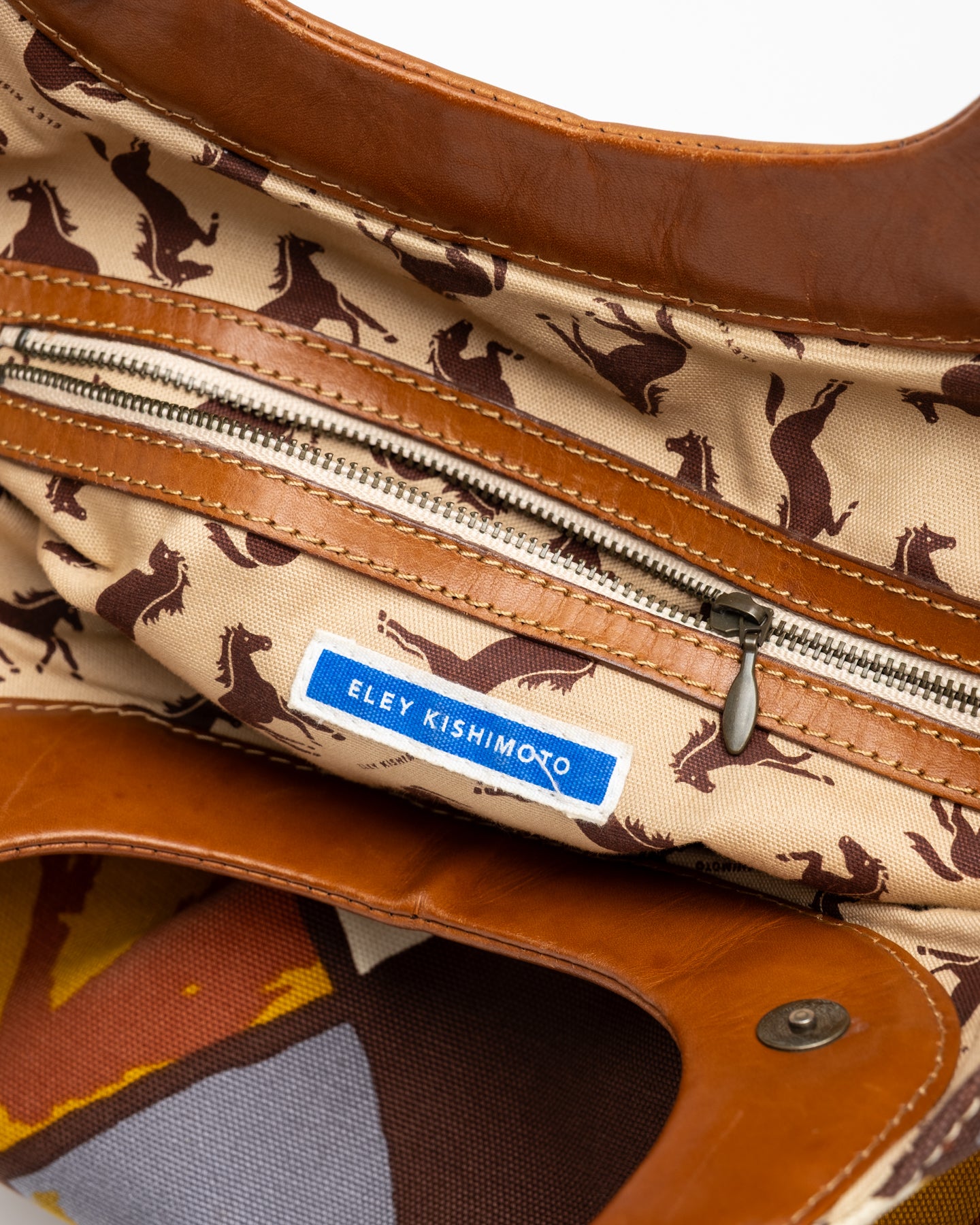 Eley Kishimoto Handprinted Shoulder Bag  - A/W 2008