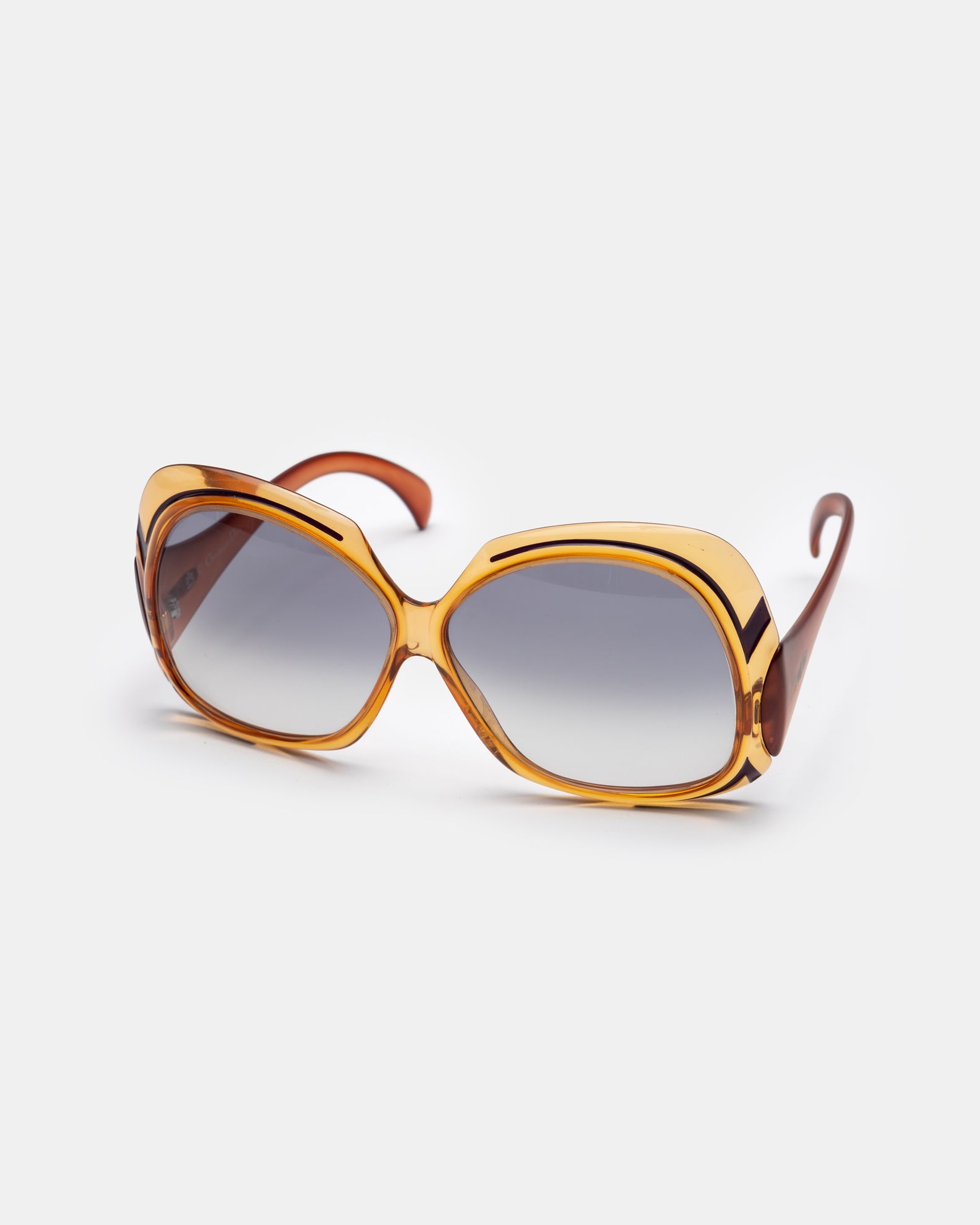 Christian Dior 2044-80  - Oversized Honey Sunglasses Optyl  C. 70's