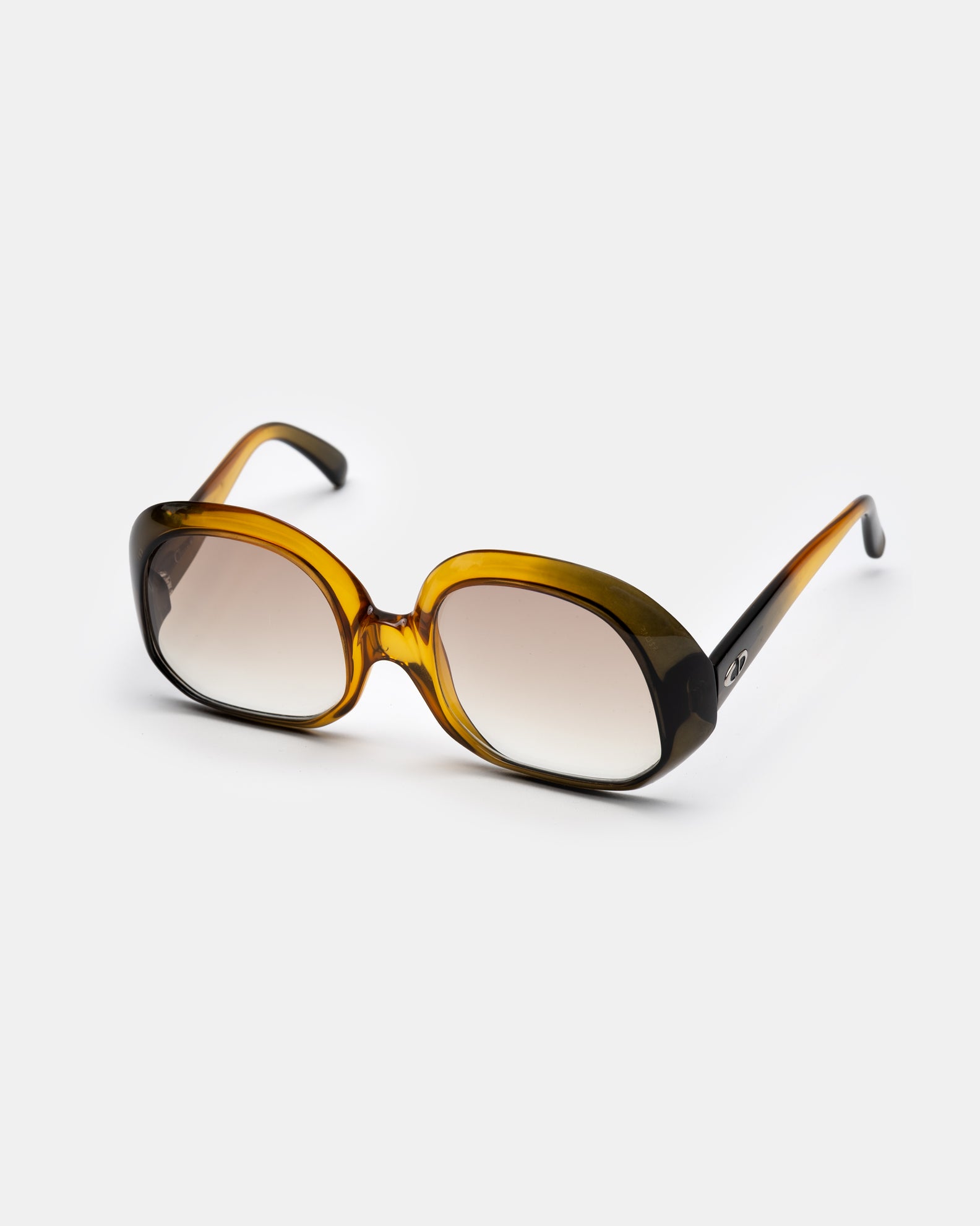 Christian Dior C03 Amber Translucent Sunglasses Optyl  C. 1960's