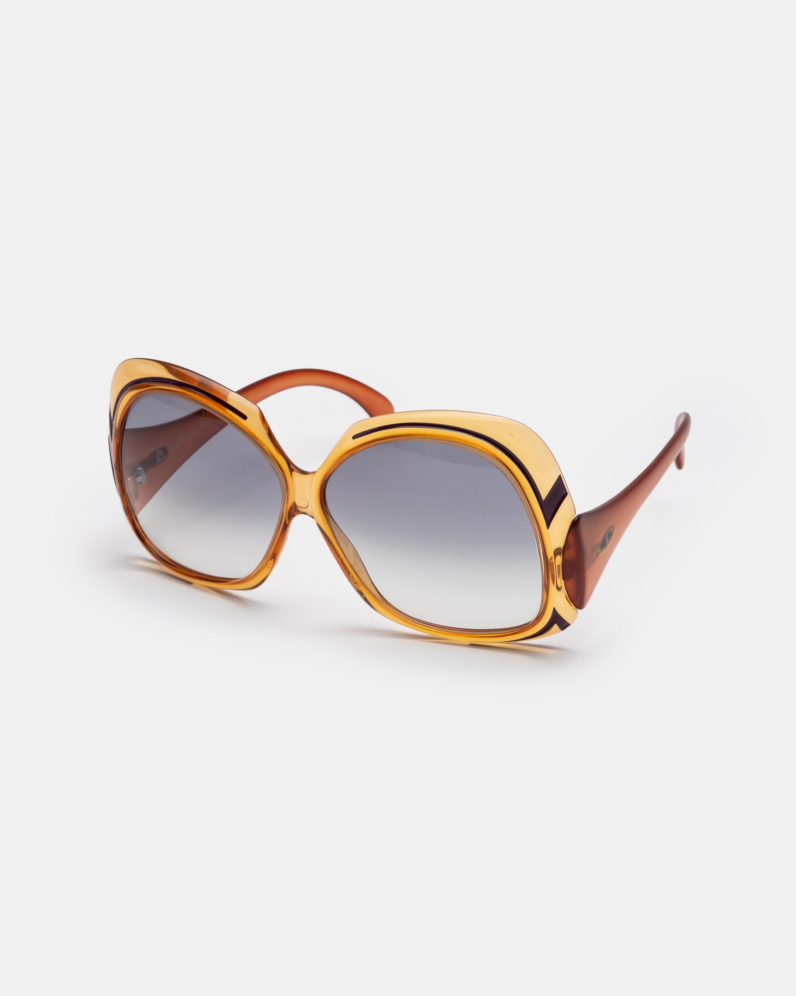 Christian Dior 2044-80  - Oversized Honey Sunglasses Optyl  C. 70's