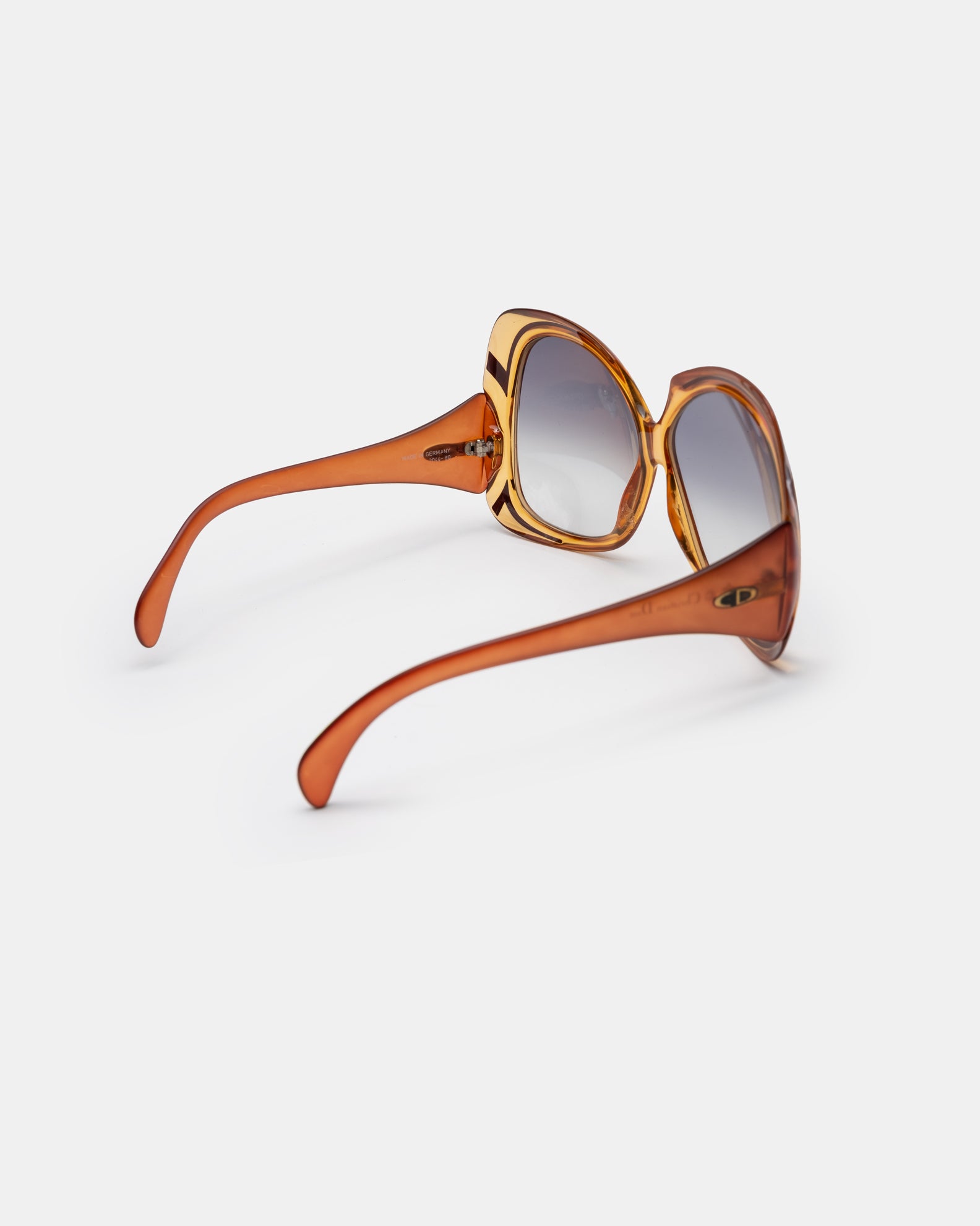 Christian Dior 2044-80  - Oversized Honey Sunglasses Optyl  C. 70's