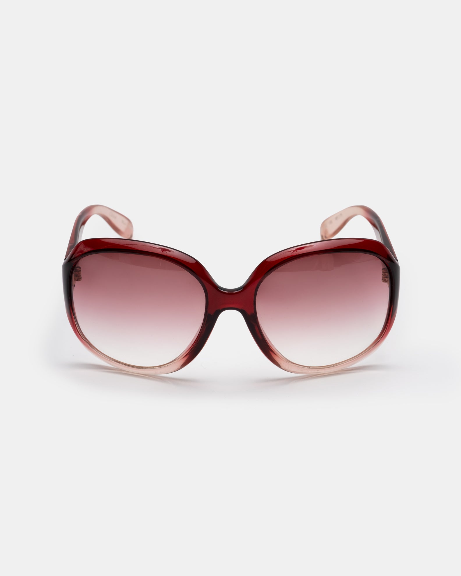 Chloé CL2227 C3 Raspberry Gradient Oversized Sunglasses