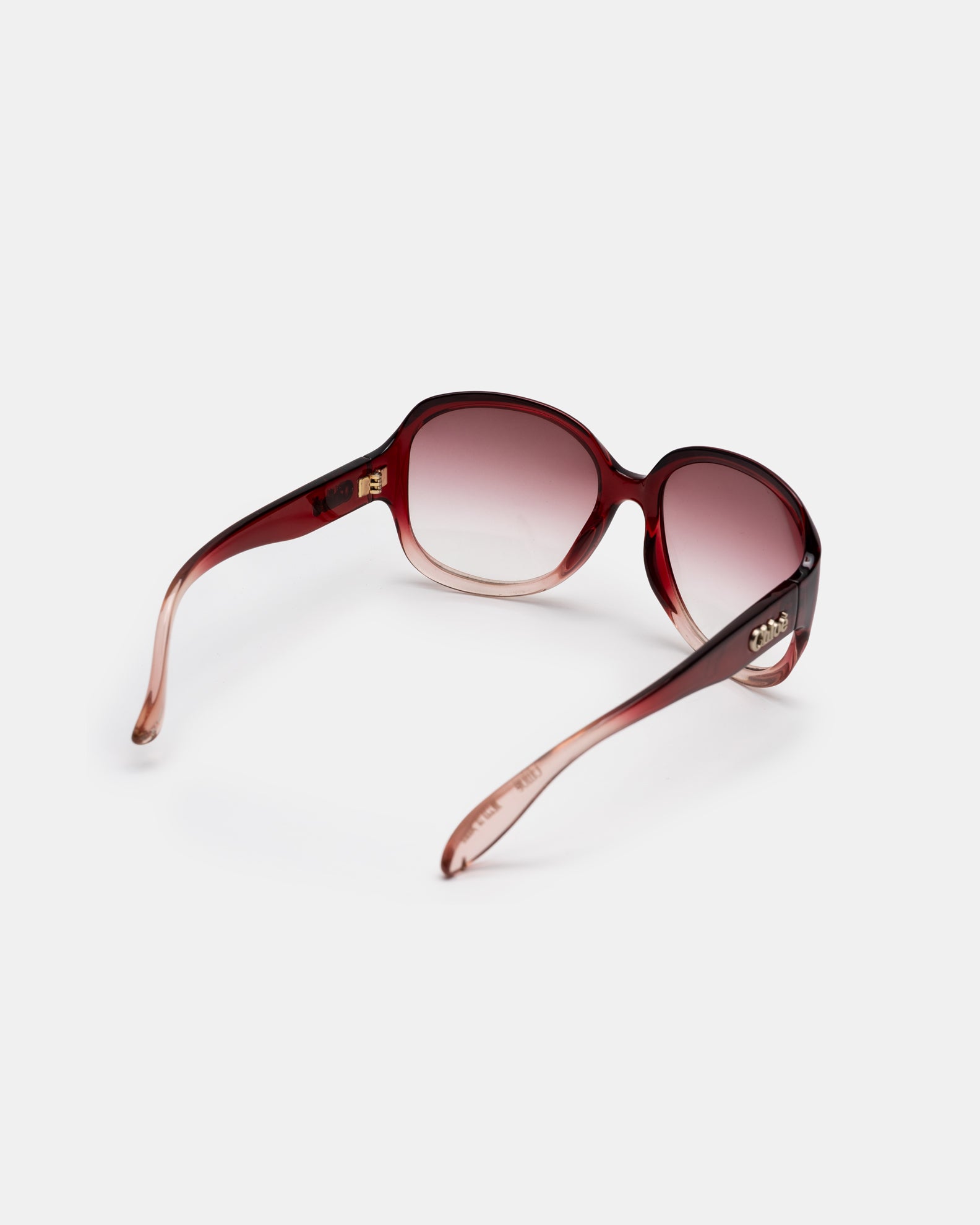 Chloé CL2227 C3 Raspberry Gradient Oversized Sunglasses