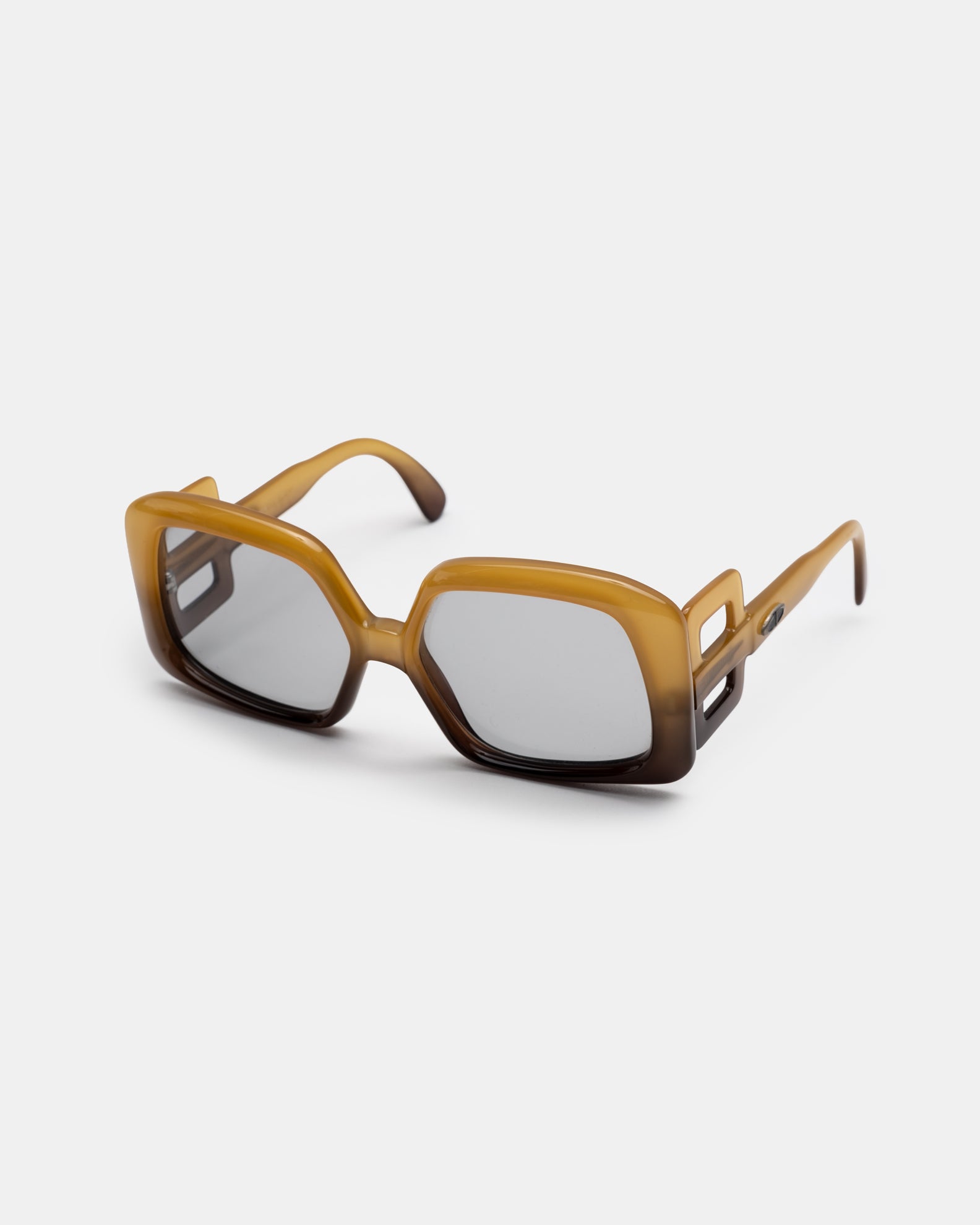 Christian Dior 737 - Oversized Honey Sunglasses Optyl  C. 1970's