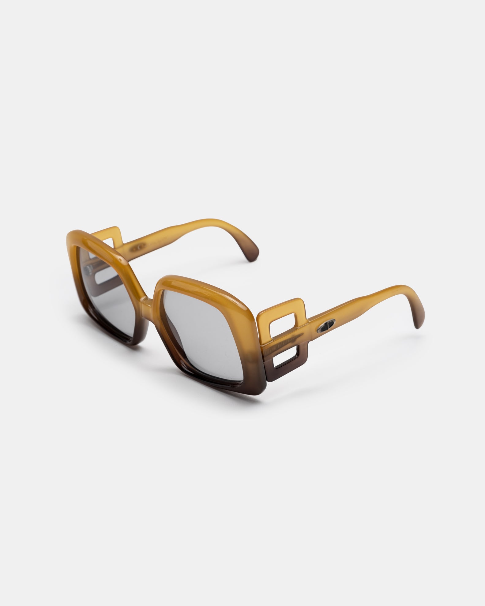 Christian Dior 737 - Oversized Honey Sunglasses Optyl  C. 1970's