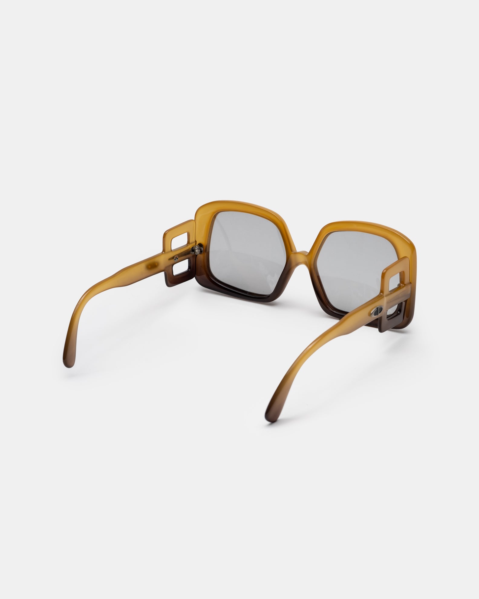 Christian Dior 737 - Oversized Honey Sunglasses Optyl  C. 1970's