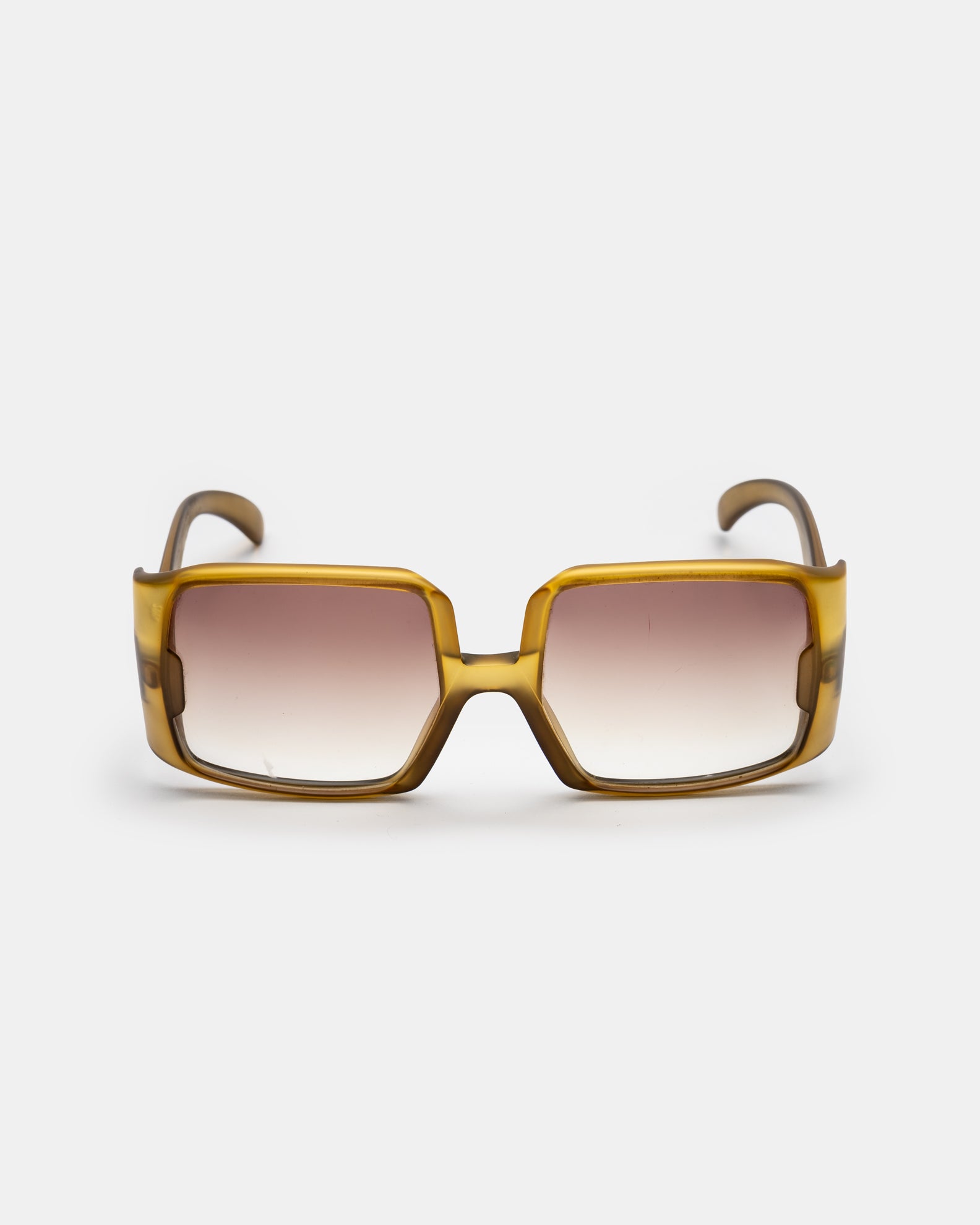 Christian Dior 2004 - Oversized Amber Sunglasses Optyl  C. 80's