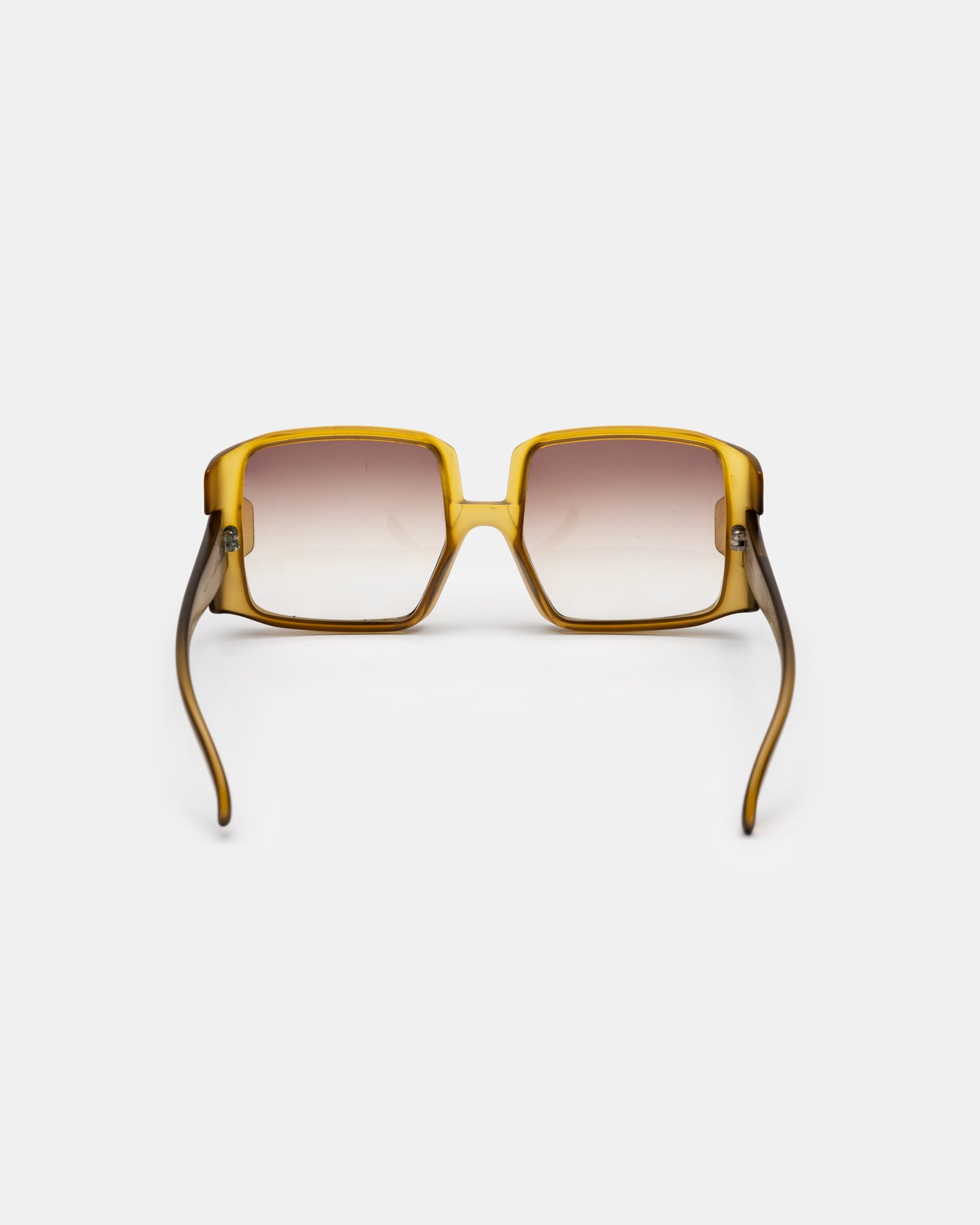 Christian Dior 2004 - Oversized Amber Sunglasses Optyl  C. 80's