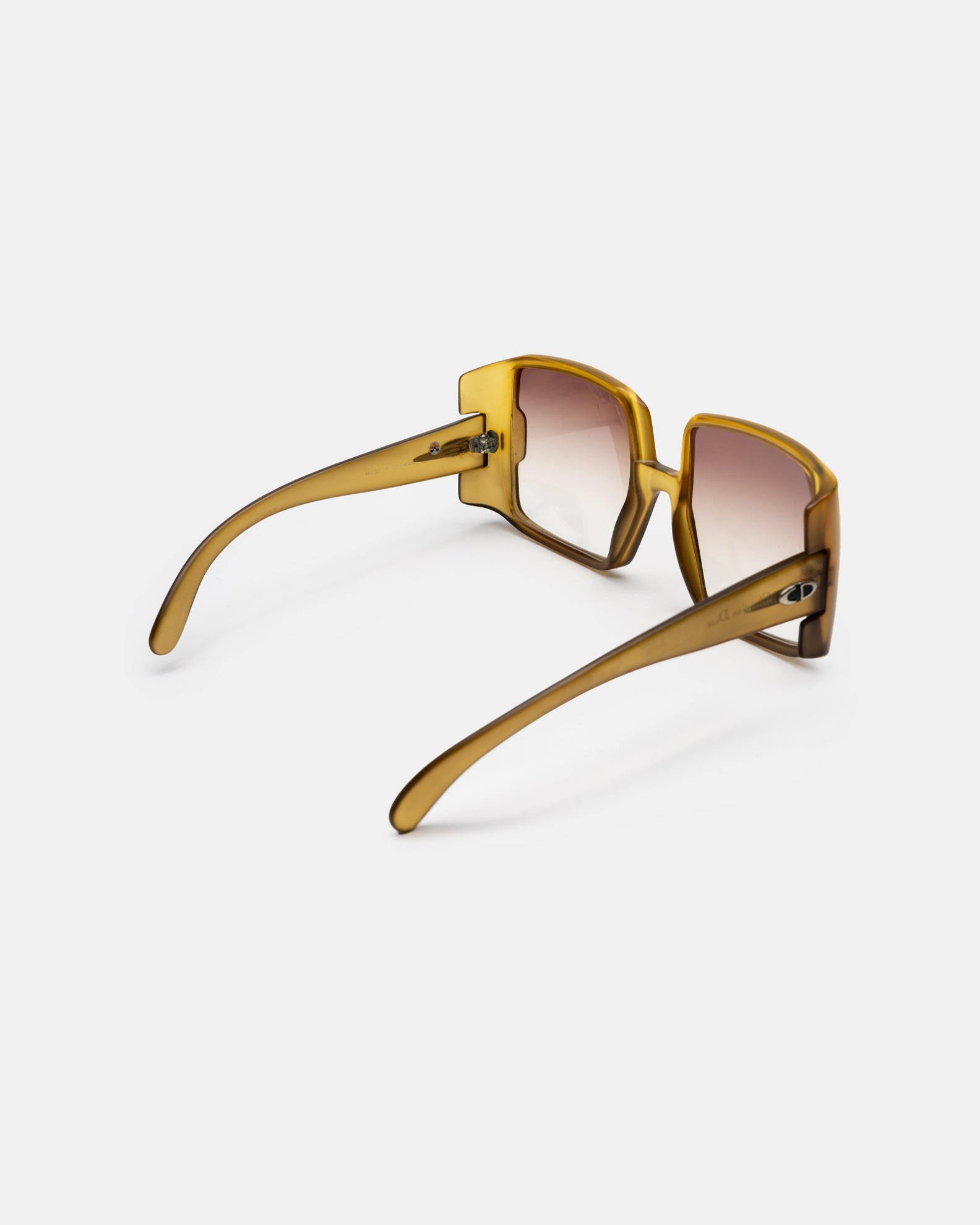 Christian Dior 2004 - Oversized Amber Sunglasses Optyl  C. 80's