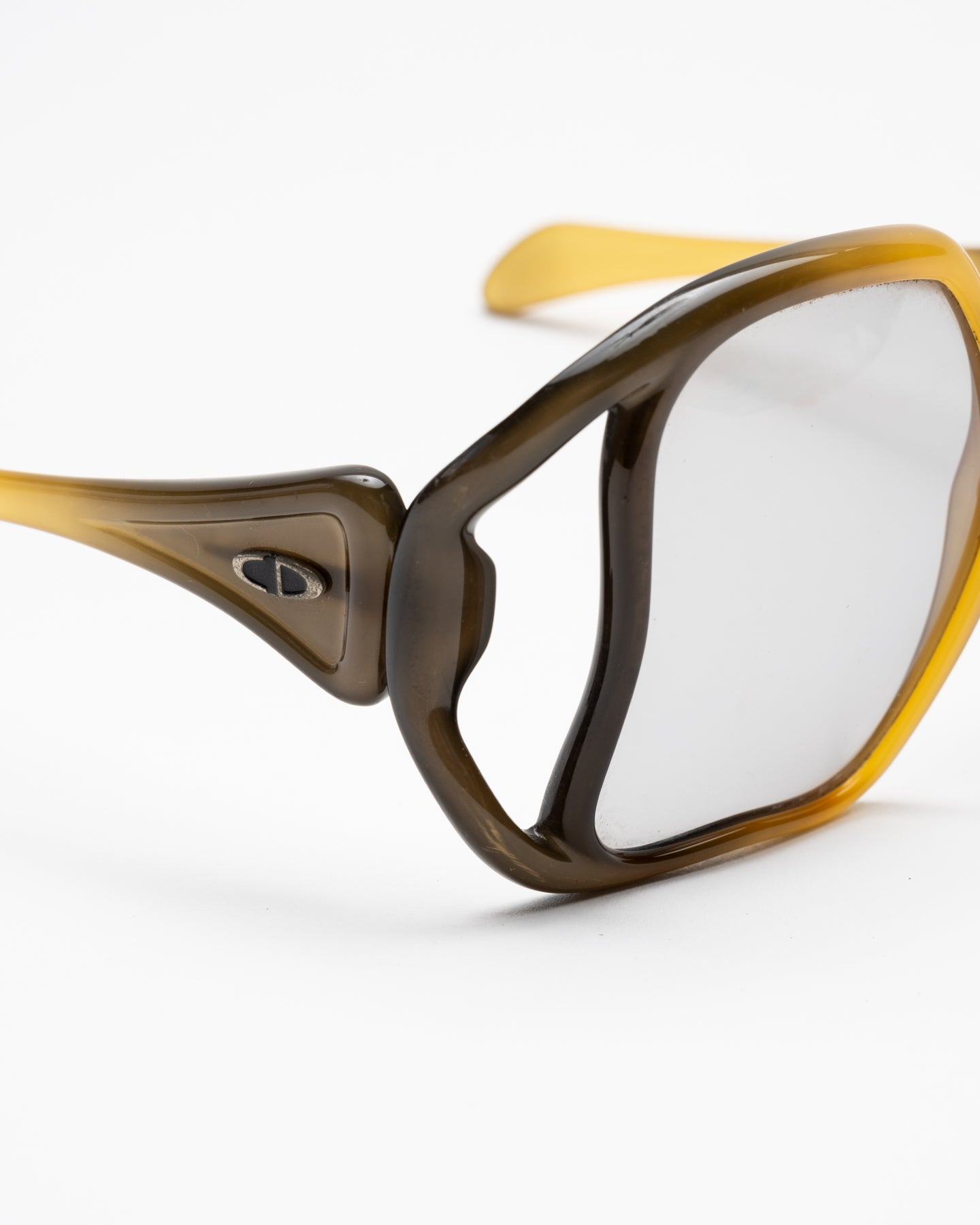 Christian Dior D02 Oversized Gradient Cut-Out Sunglasses C. 1970s