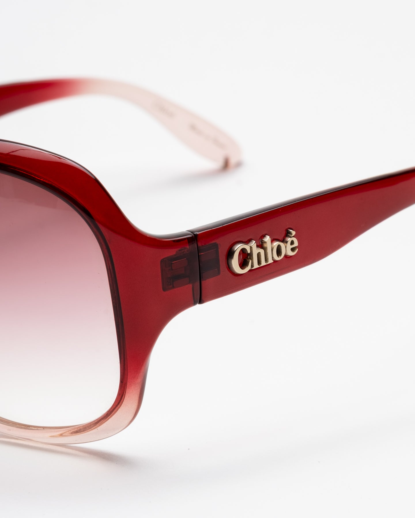 Chloé CL2227 C3 Raspberry Gradient Oversized Sunglasses