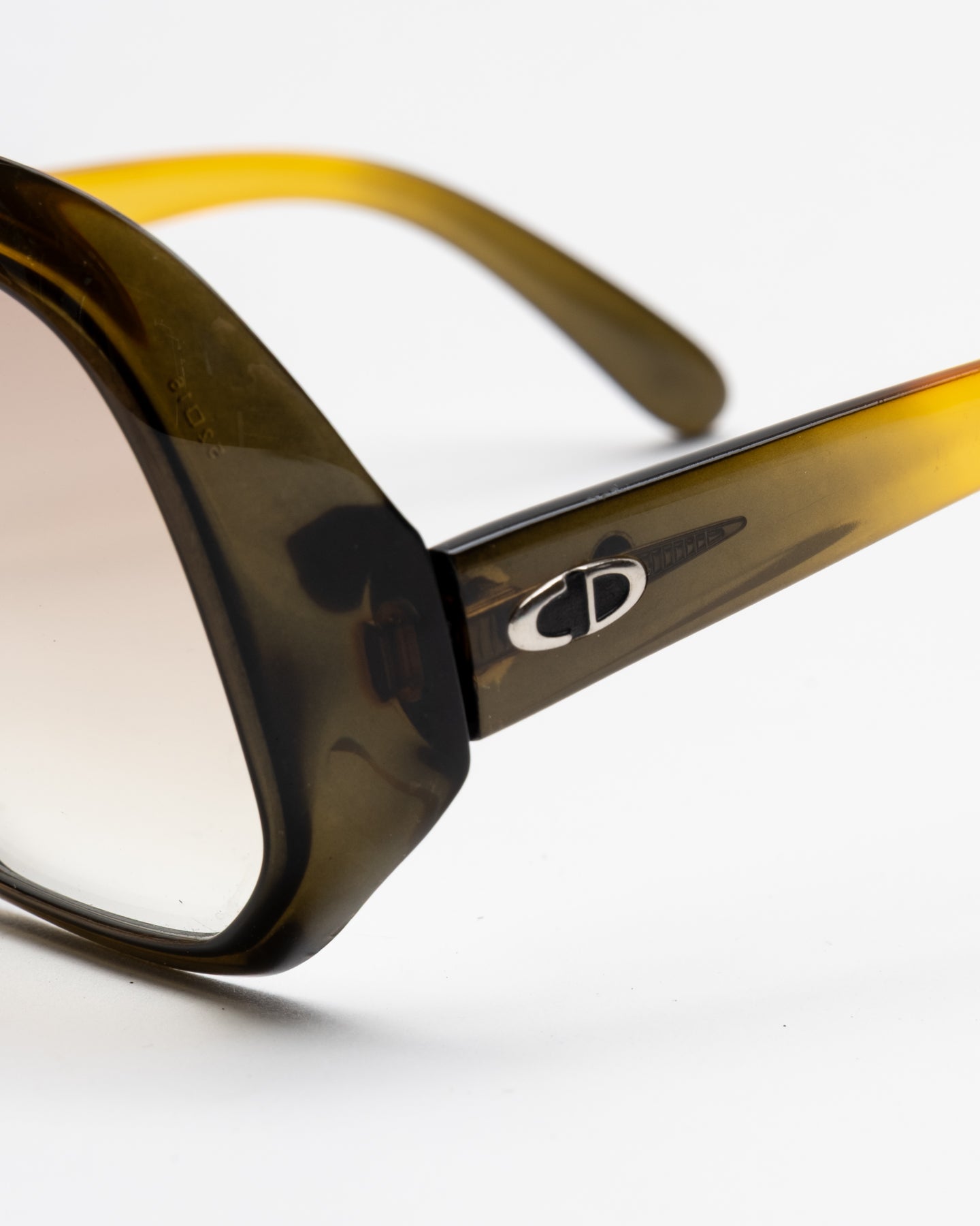 Christian Dior C03 Amber Translucent Sunglasses Optyl  C. 1960's